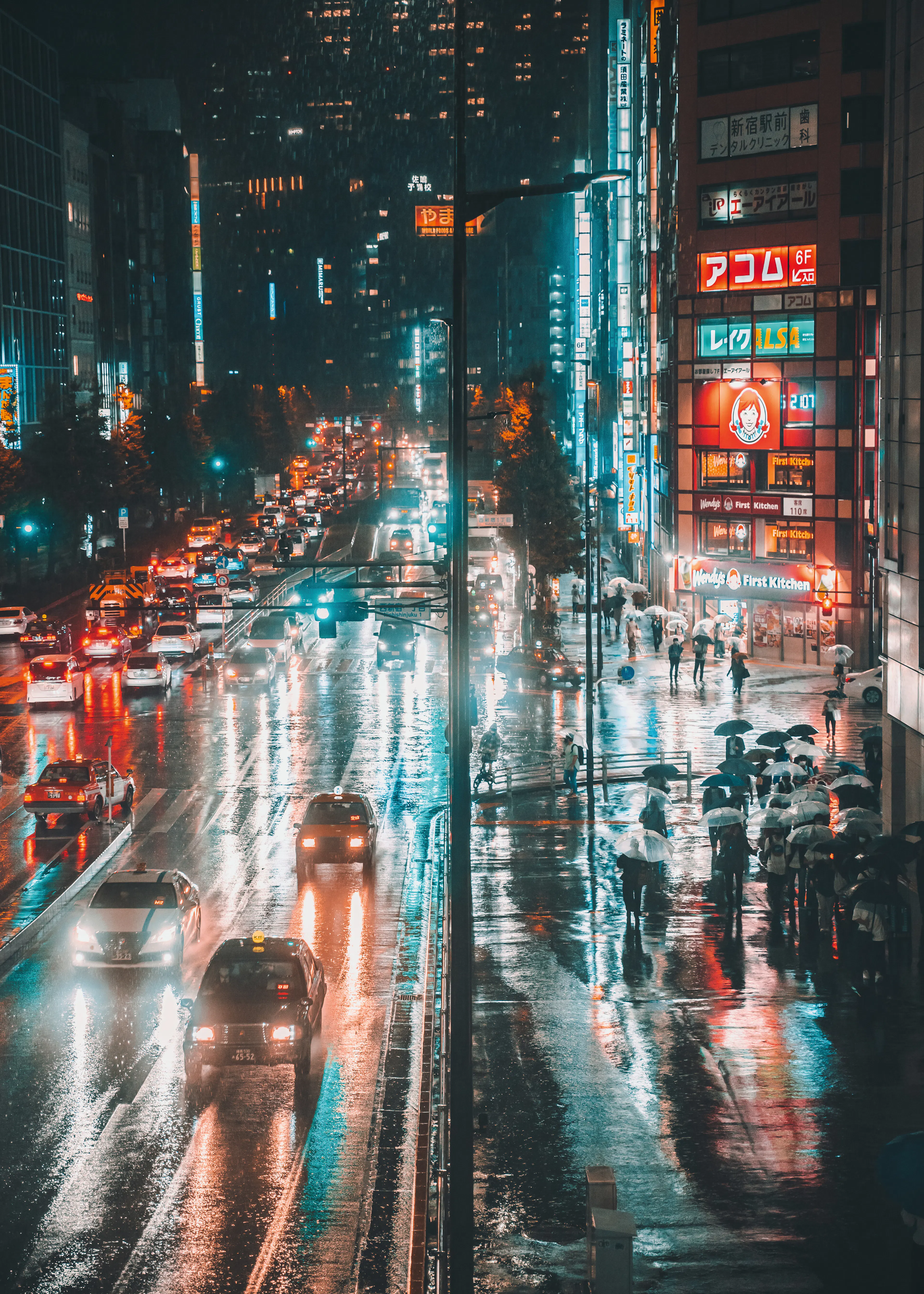 Neon Rain Poster 0