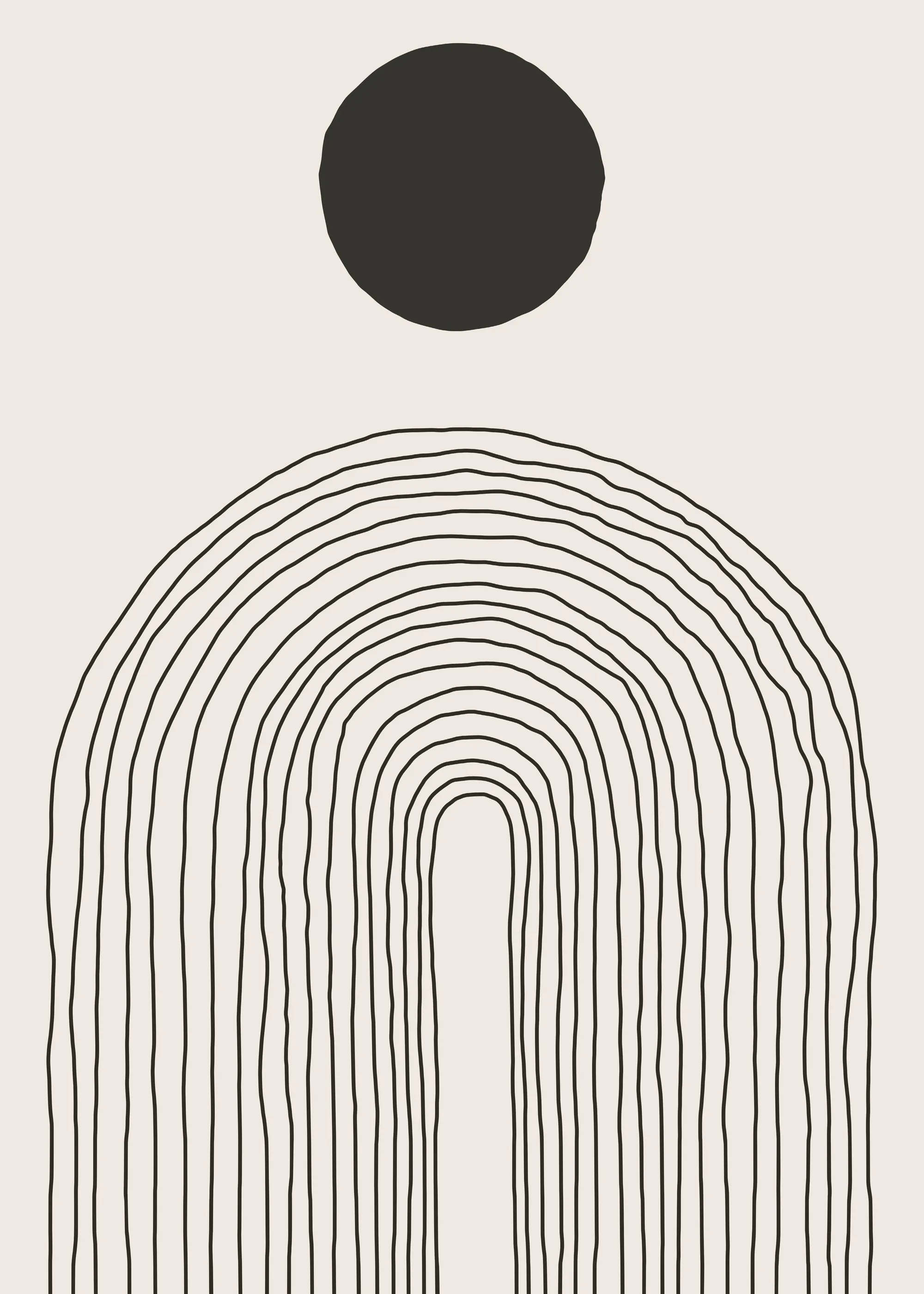 Ebony Modern Balance Poster 0