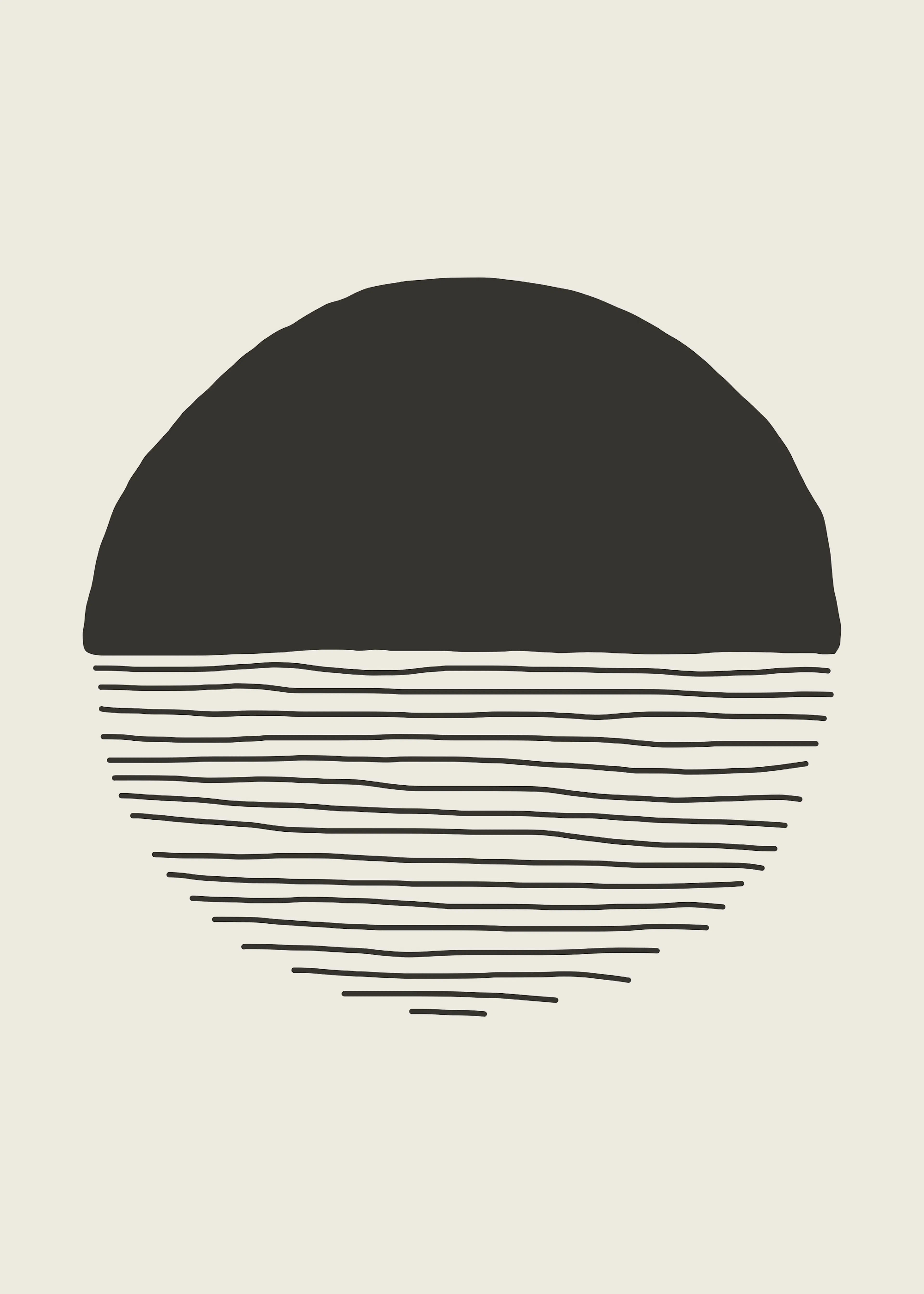 Minimalist Sunset Poster 0