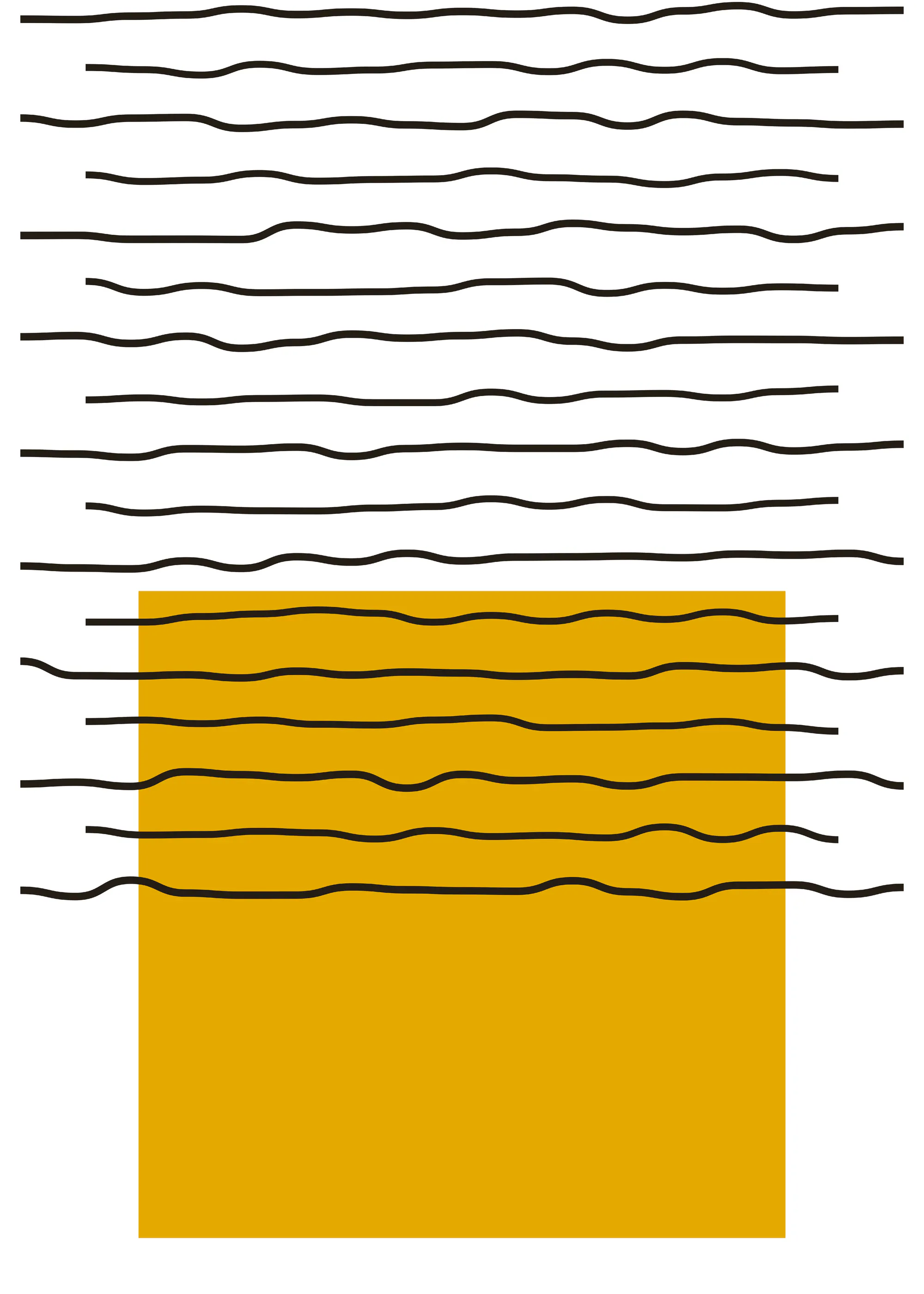 Yellow Modern Minimalism Poster 0