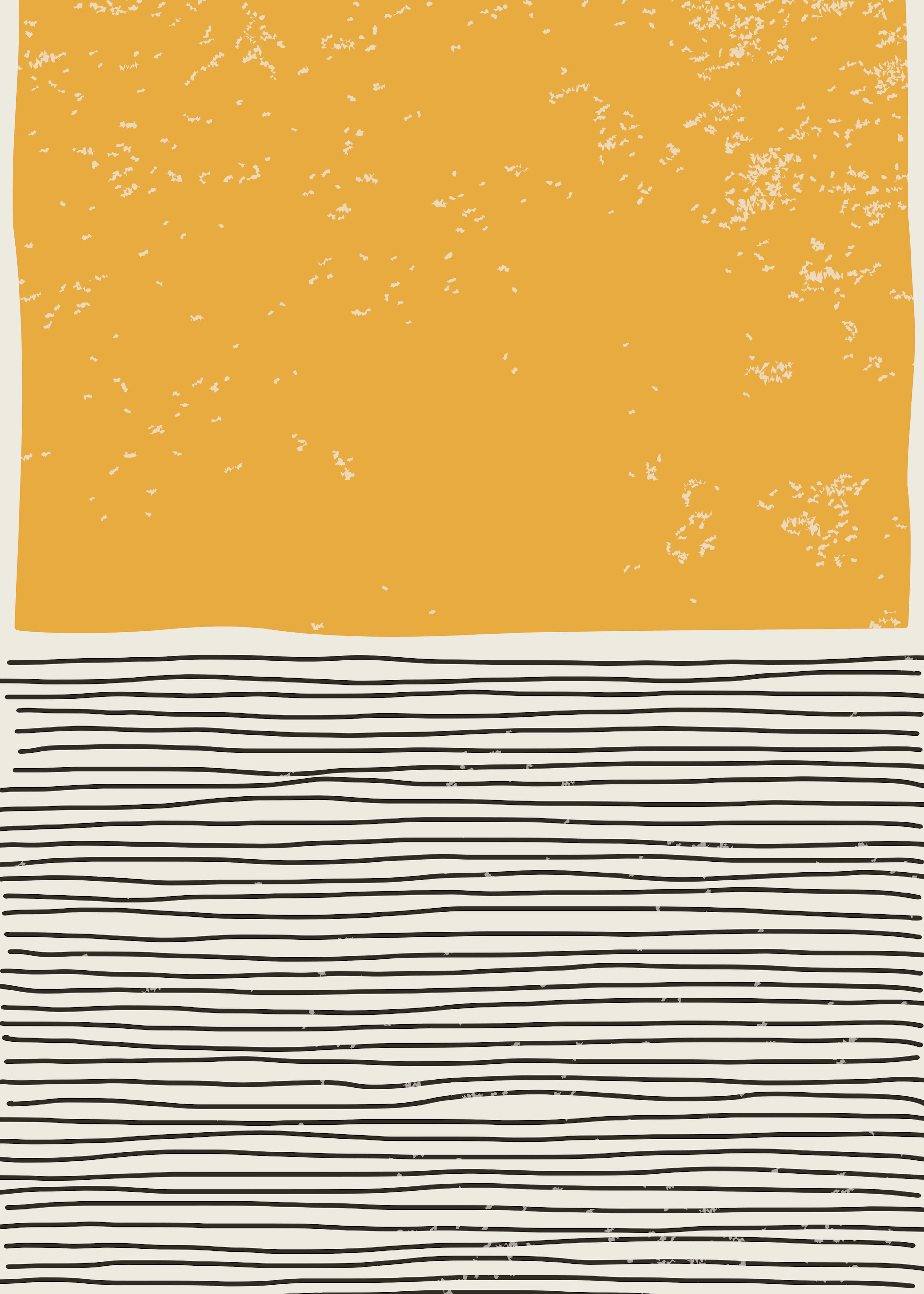 Golden Modern Abstract Poster 0