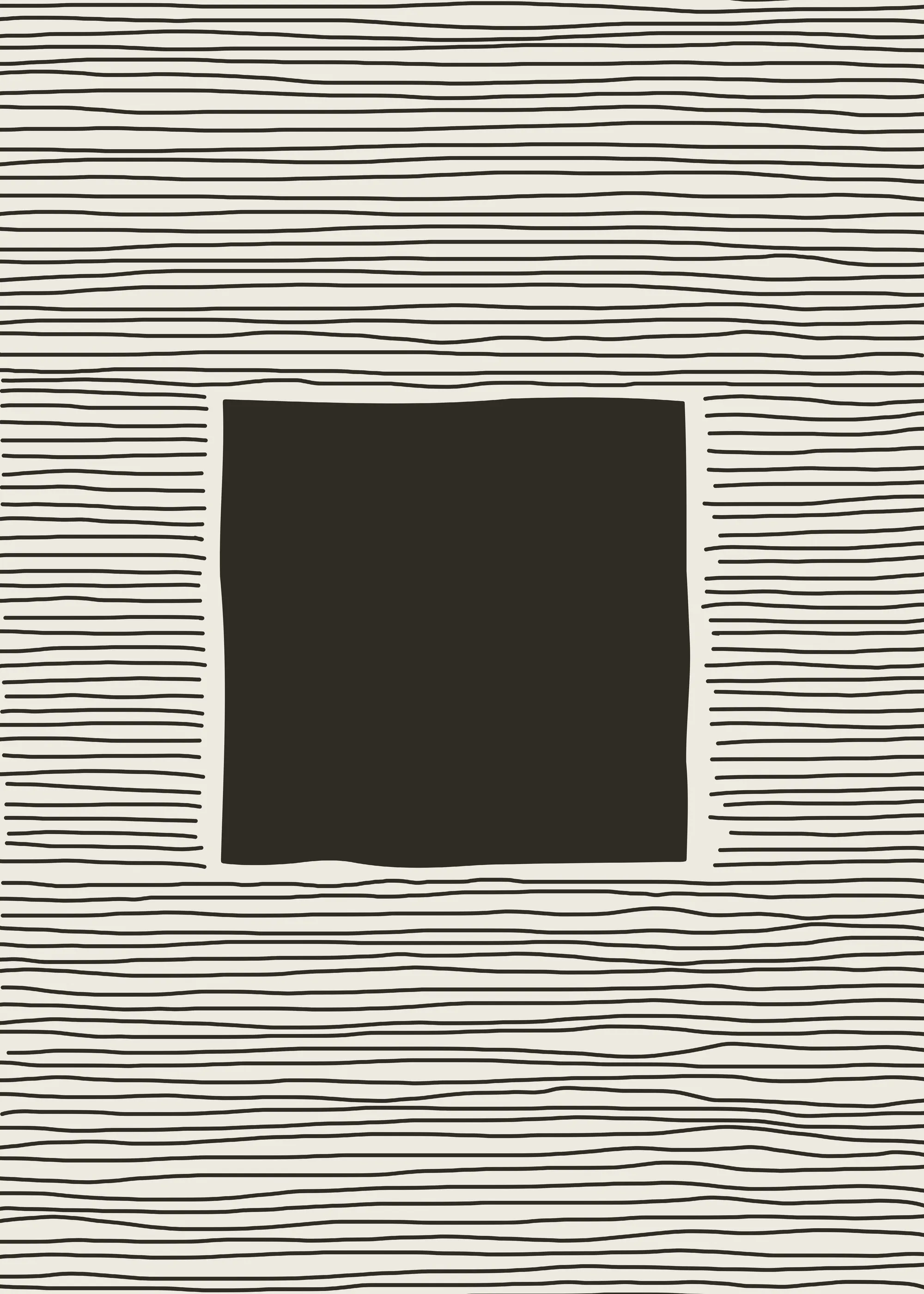 Black Optical Illusion Poster 0
