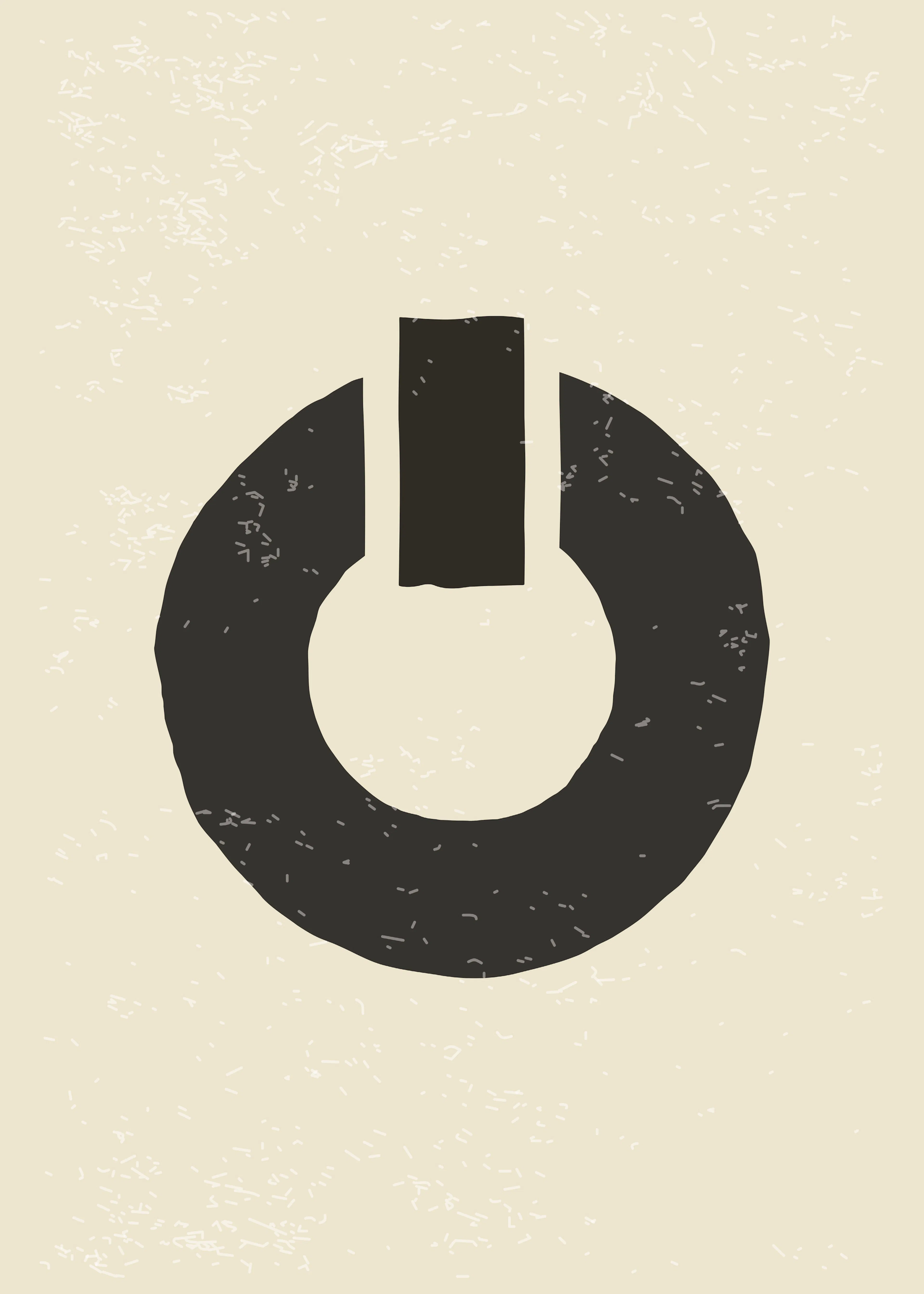 Símbolo de Encendido Póster 0