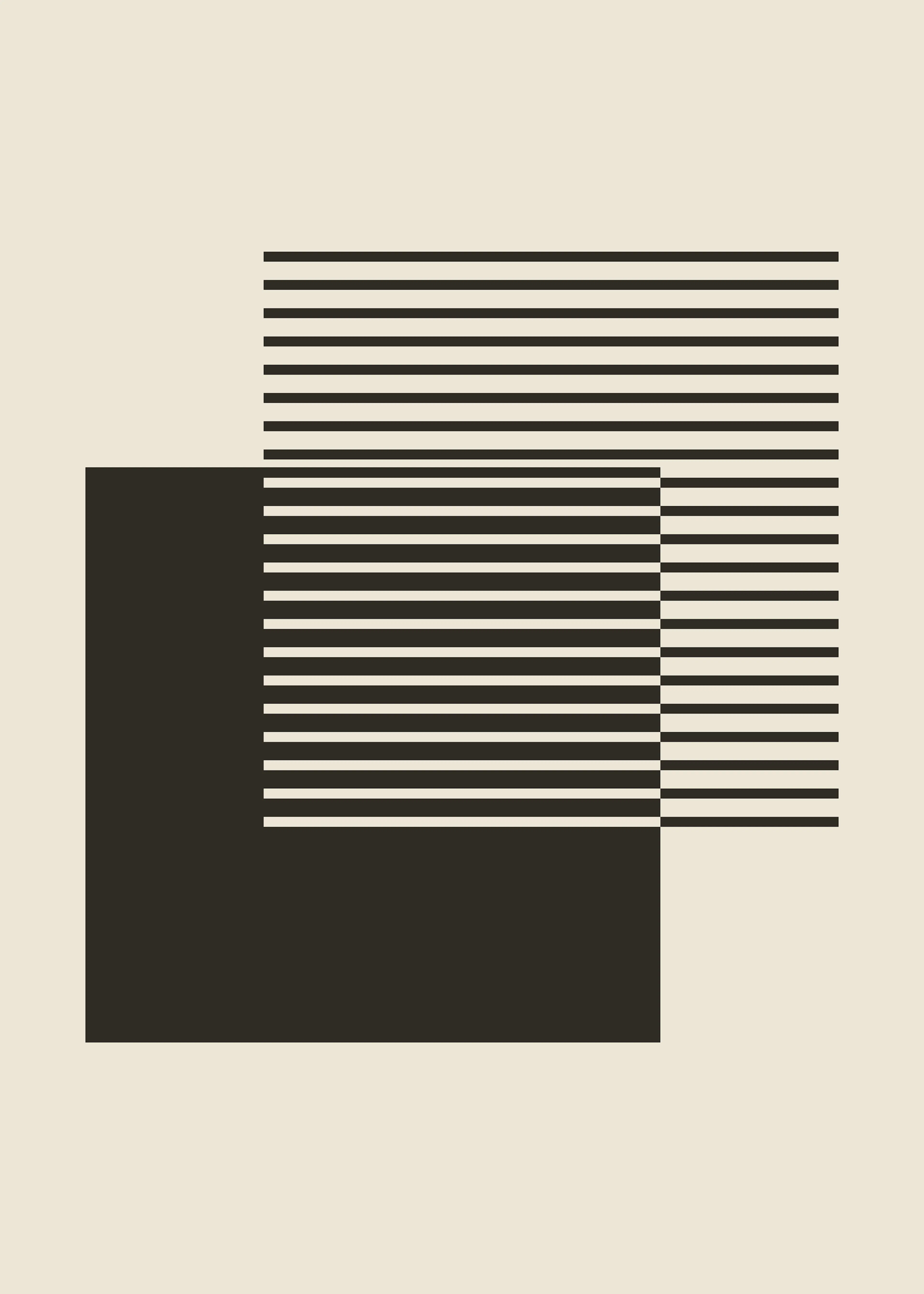 Dark Charcoal Modern Minimalism Poster 0