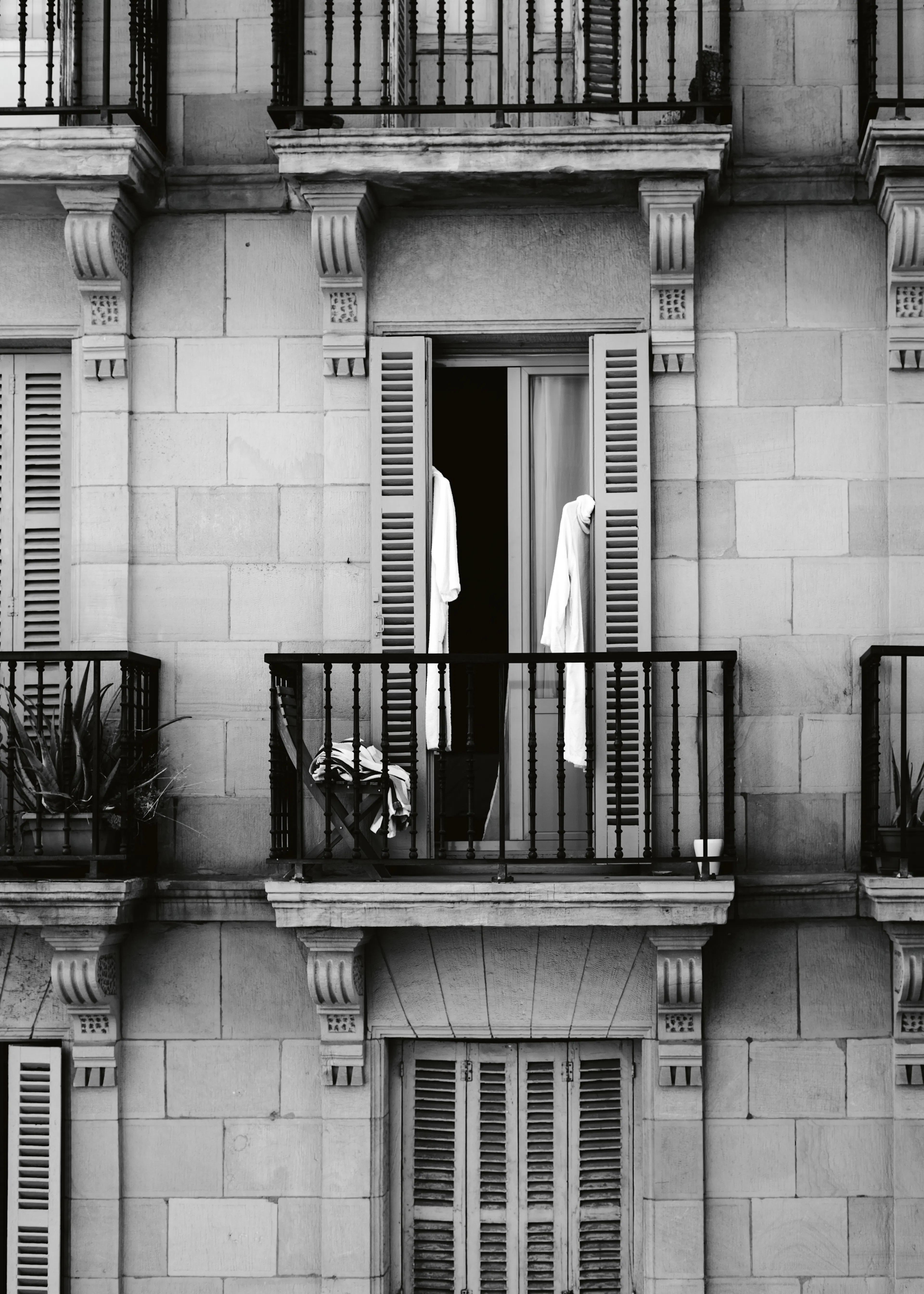 Solitary Balcony Poster 0