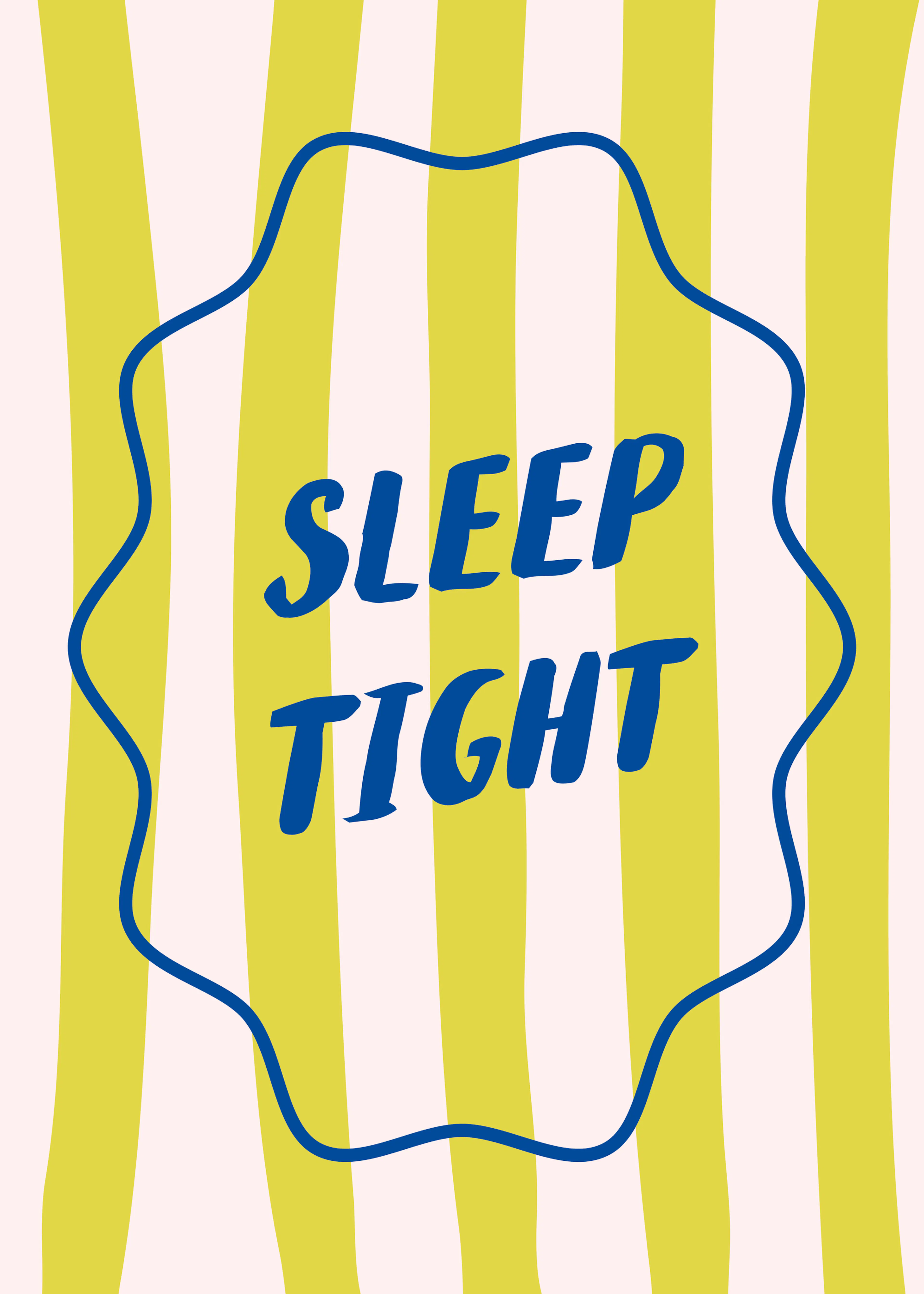 Yellow Sleep Tight Poster 0