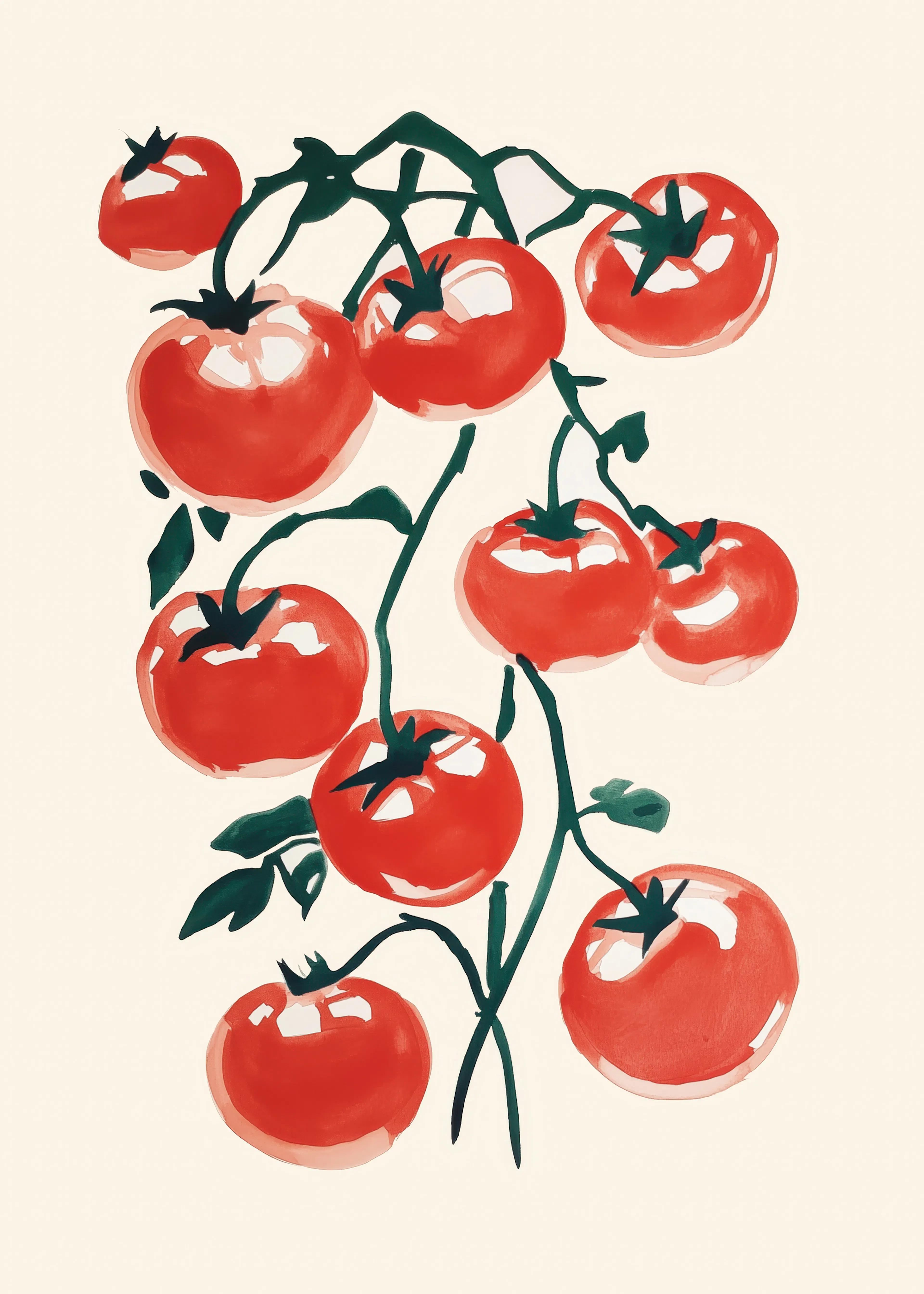 Tomates Maduros Póster 0