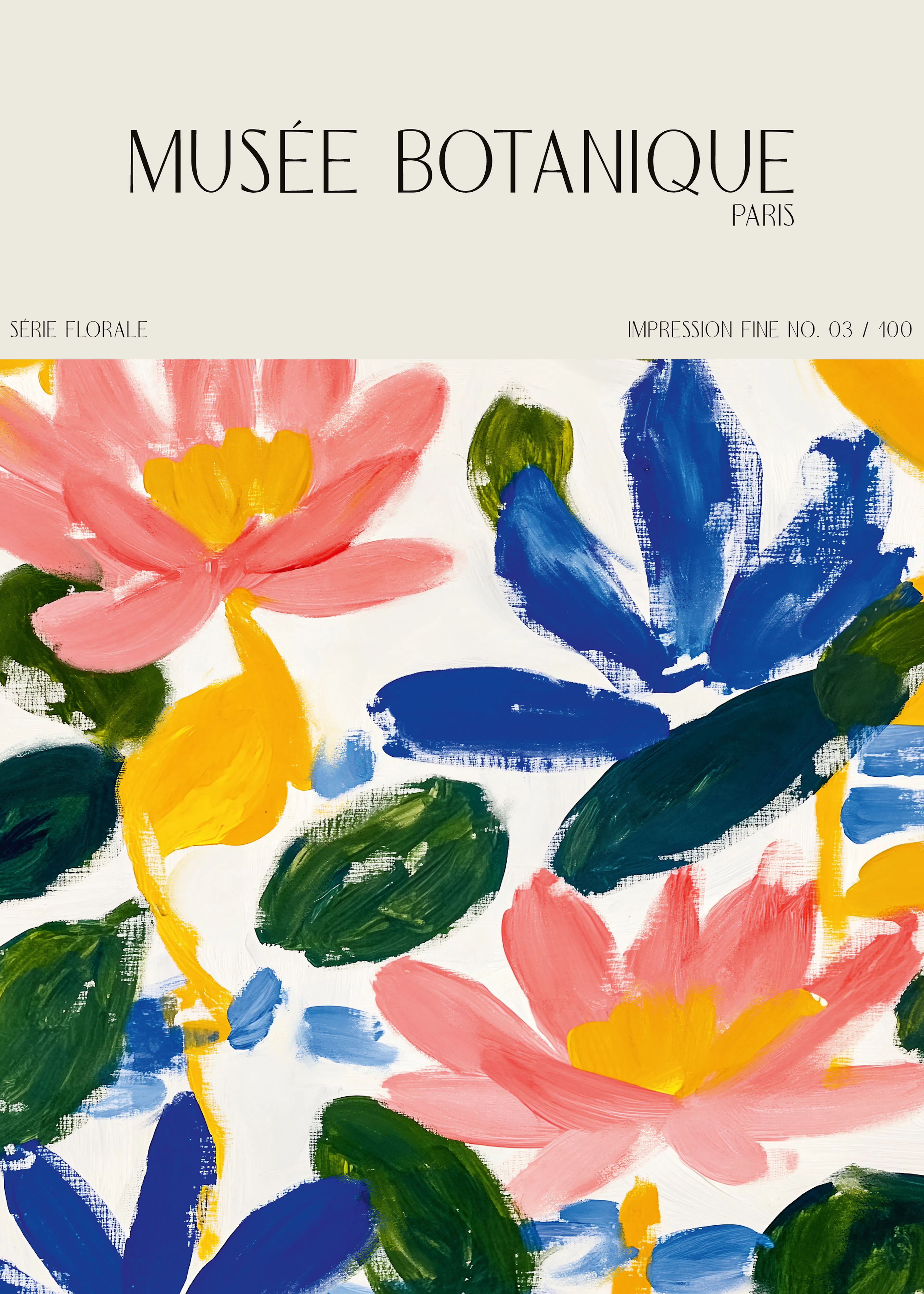 Flor Botánica Póster 0