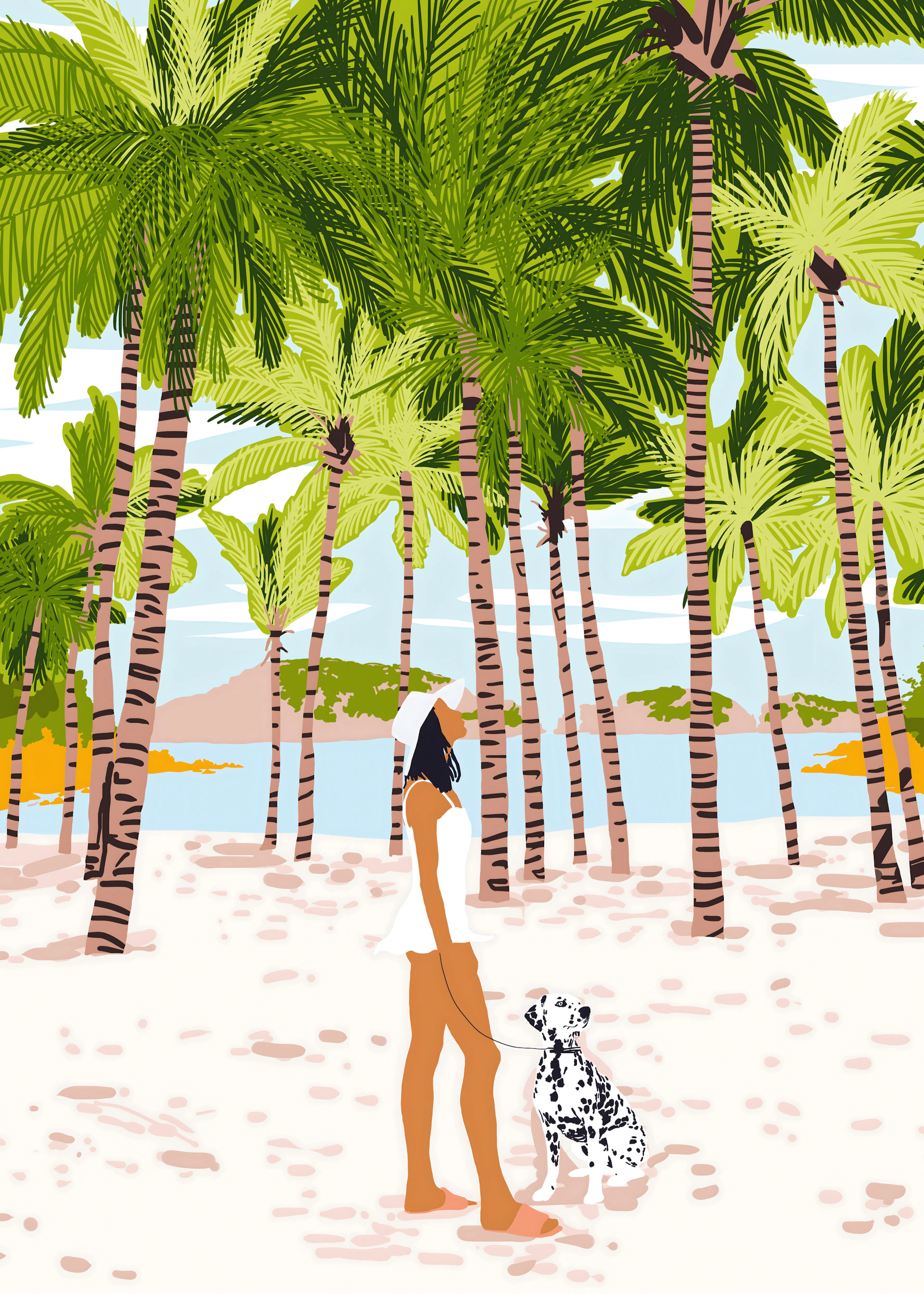Lime Tropical Escape Poster 0