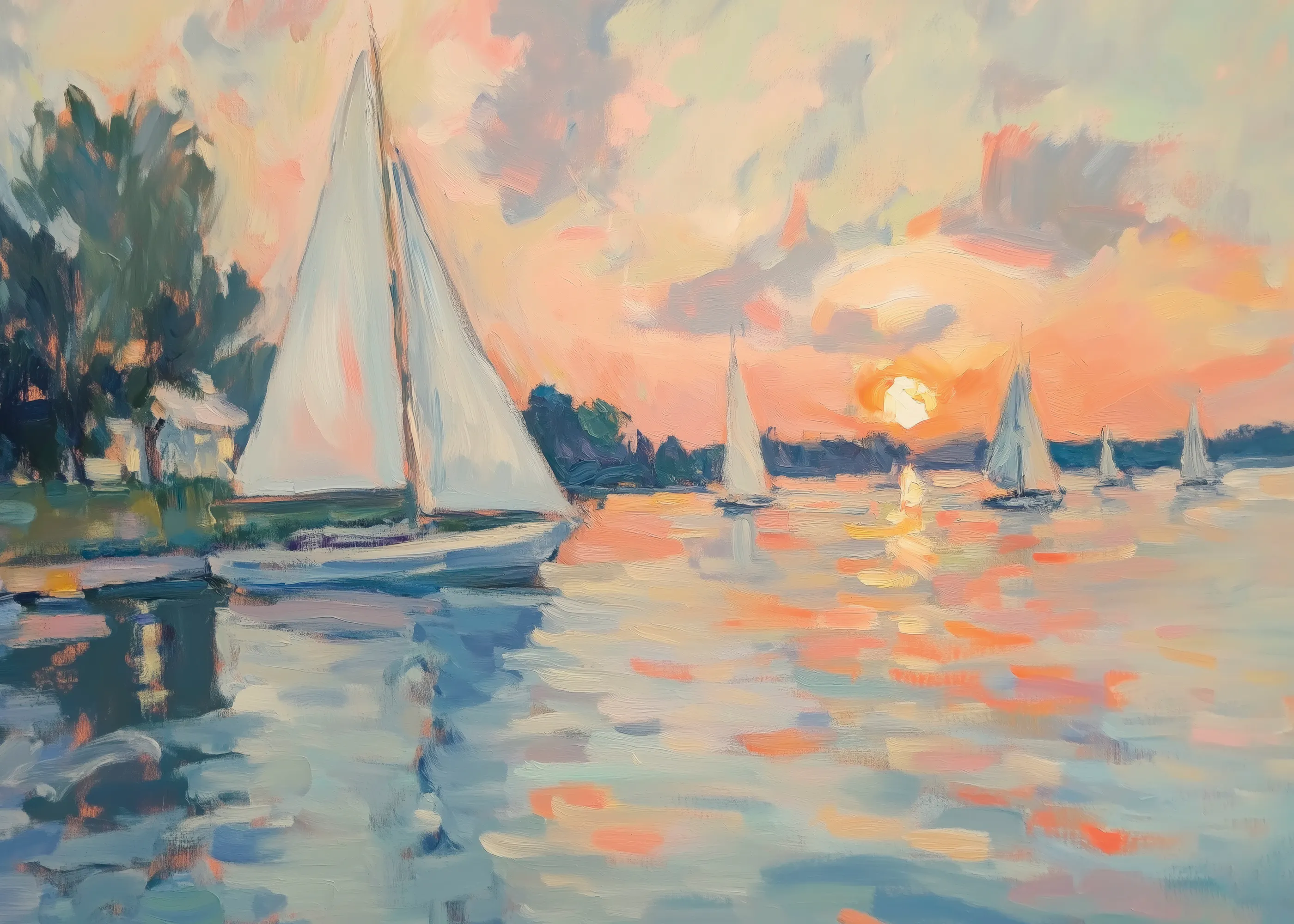 Vela al Tramonto Poster 0