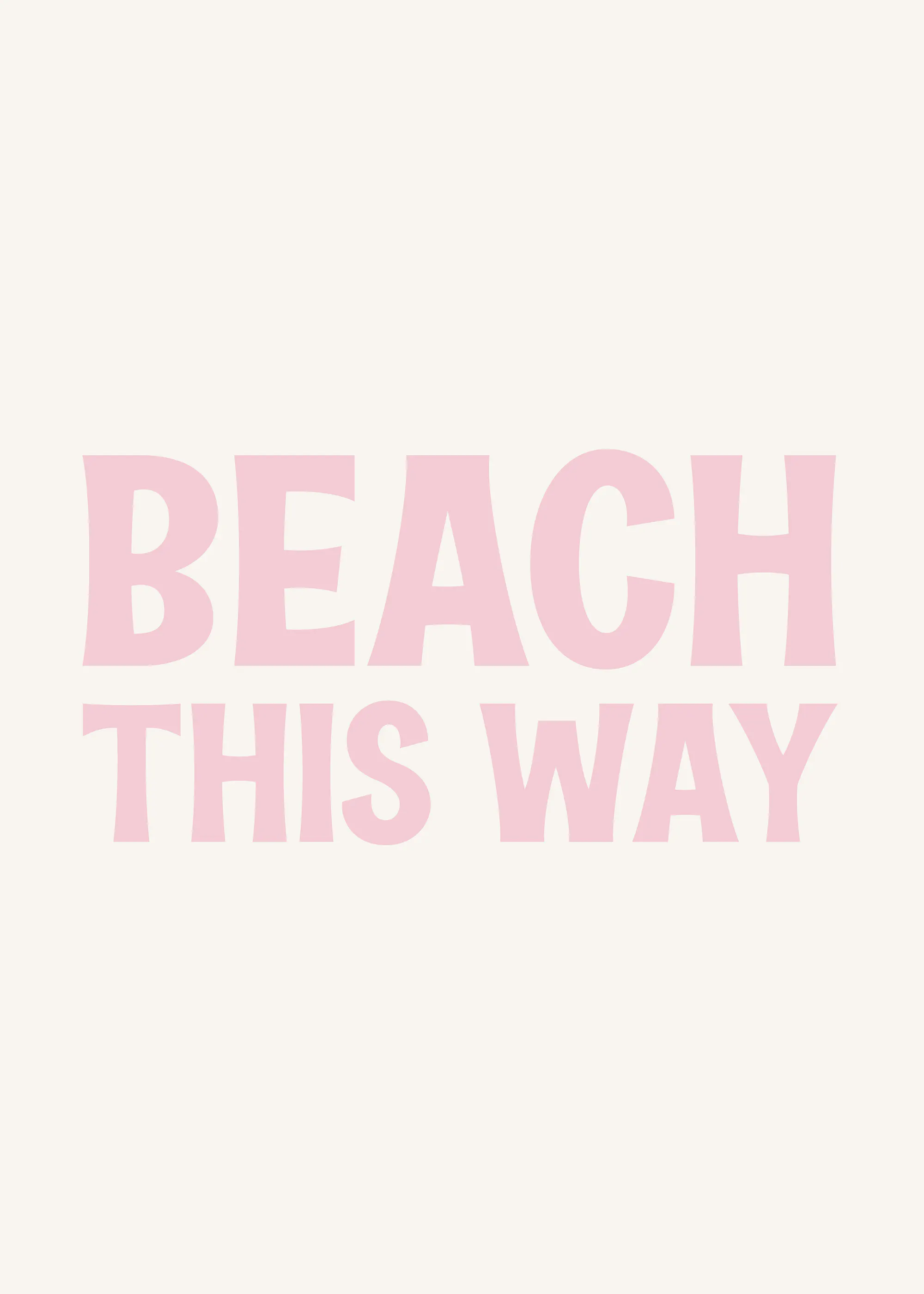 Beach This Way Poster 0