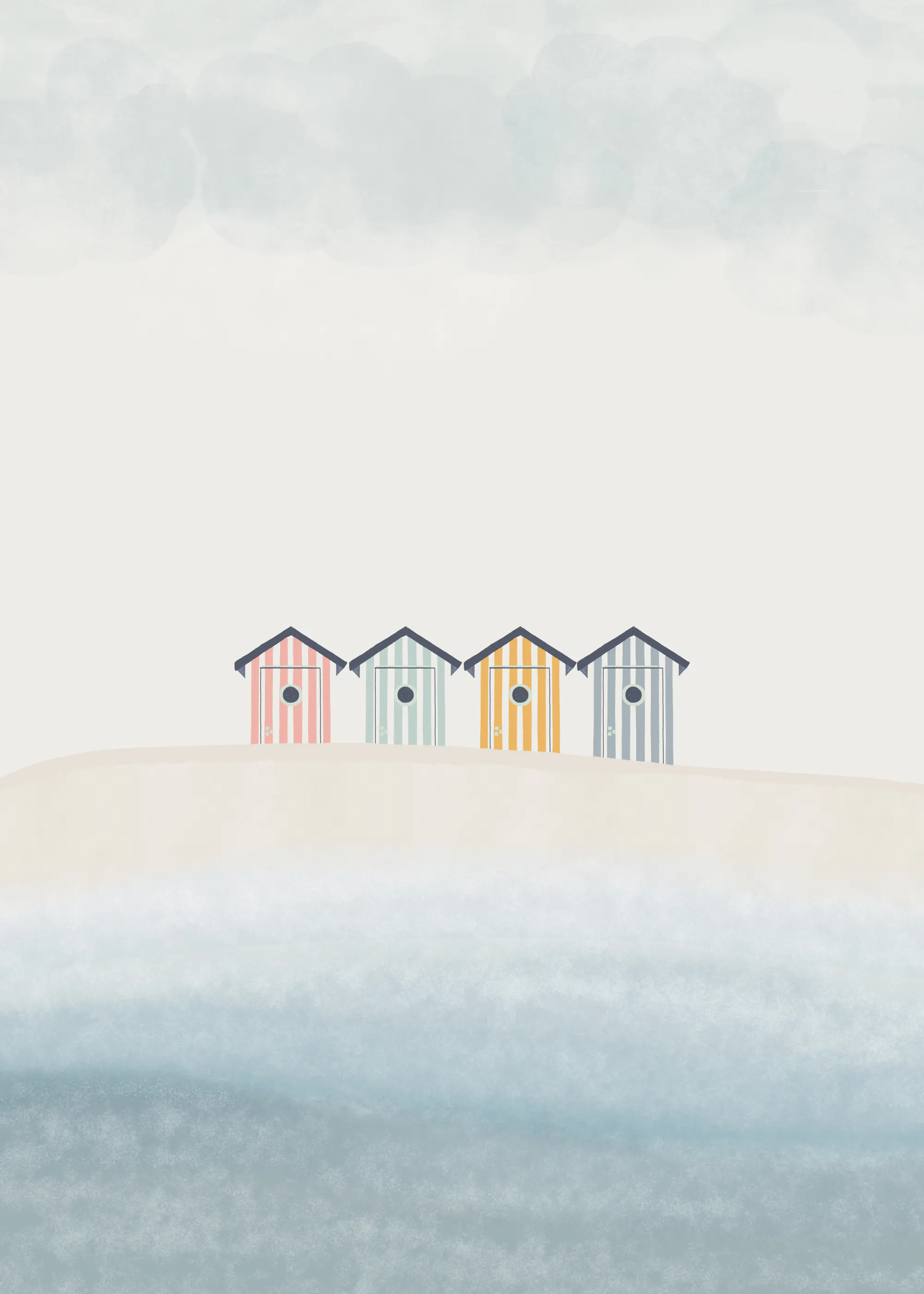 Cottages Côtiers Poster 0