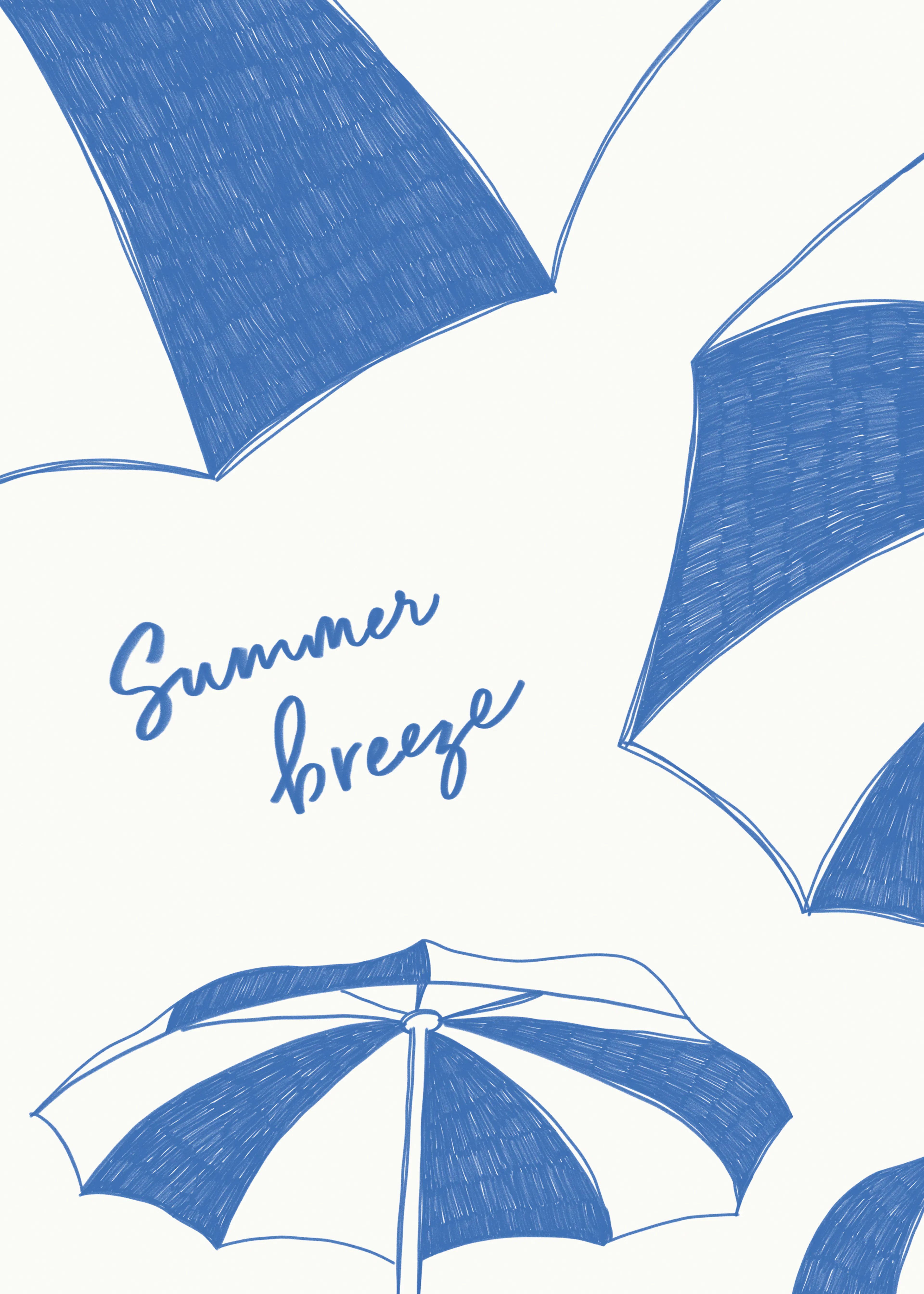 Blue Summer Breeze Poster 0
