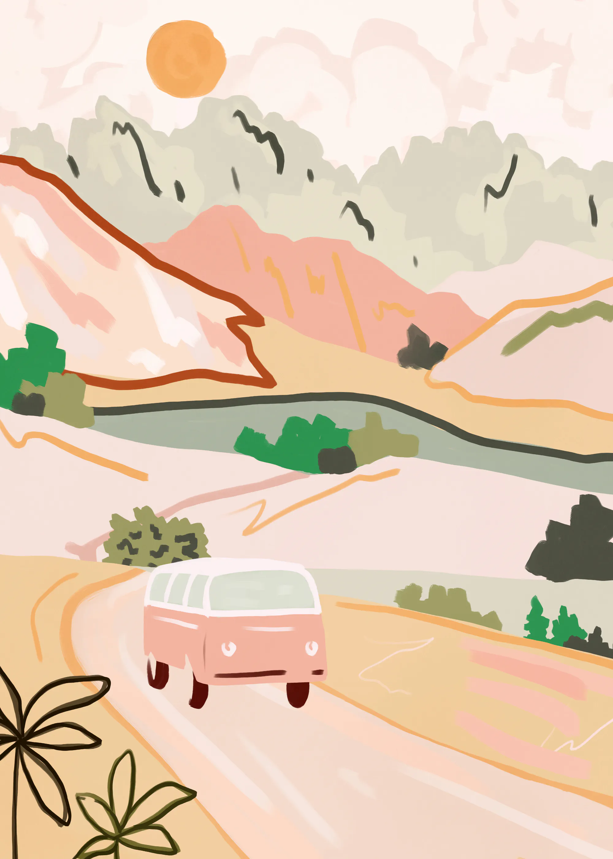 Desert Road Trip Poster 0