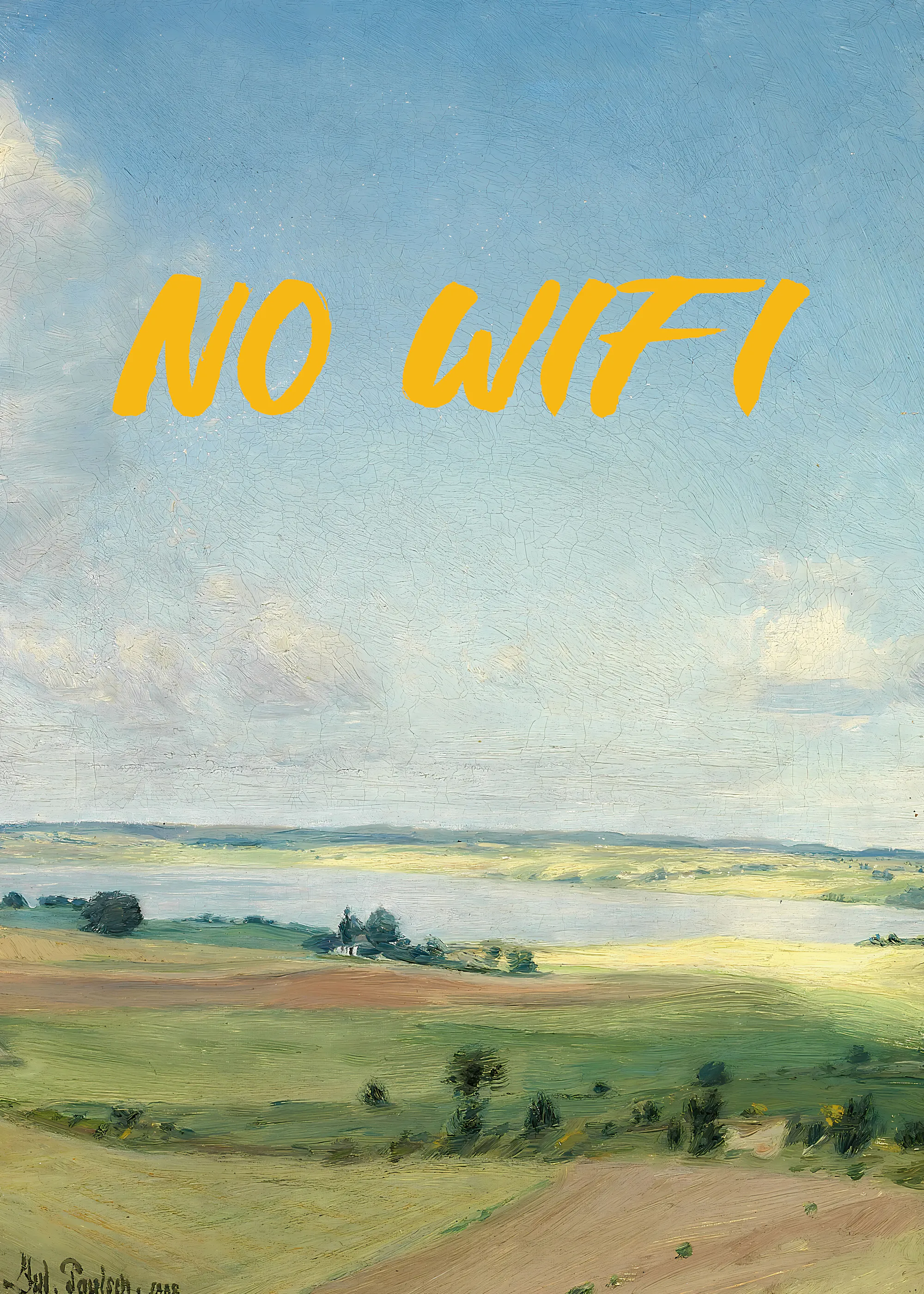No Wifi Poster 0