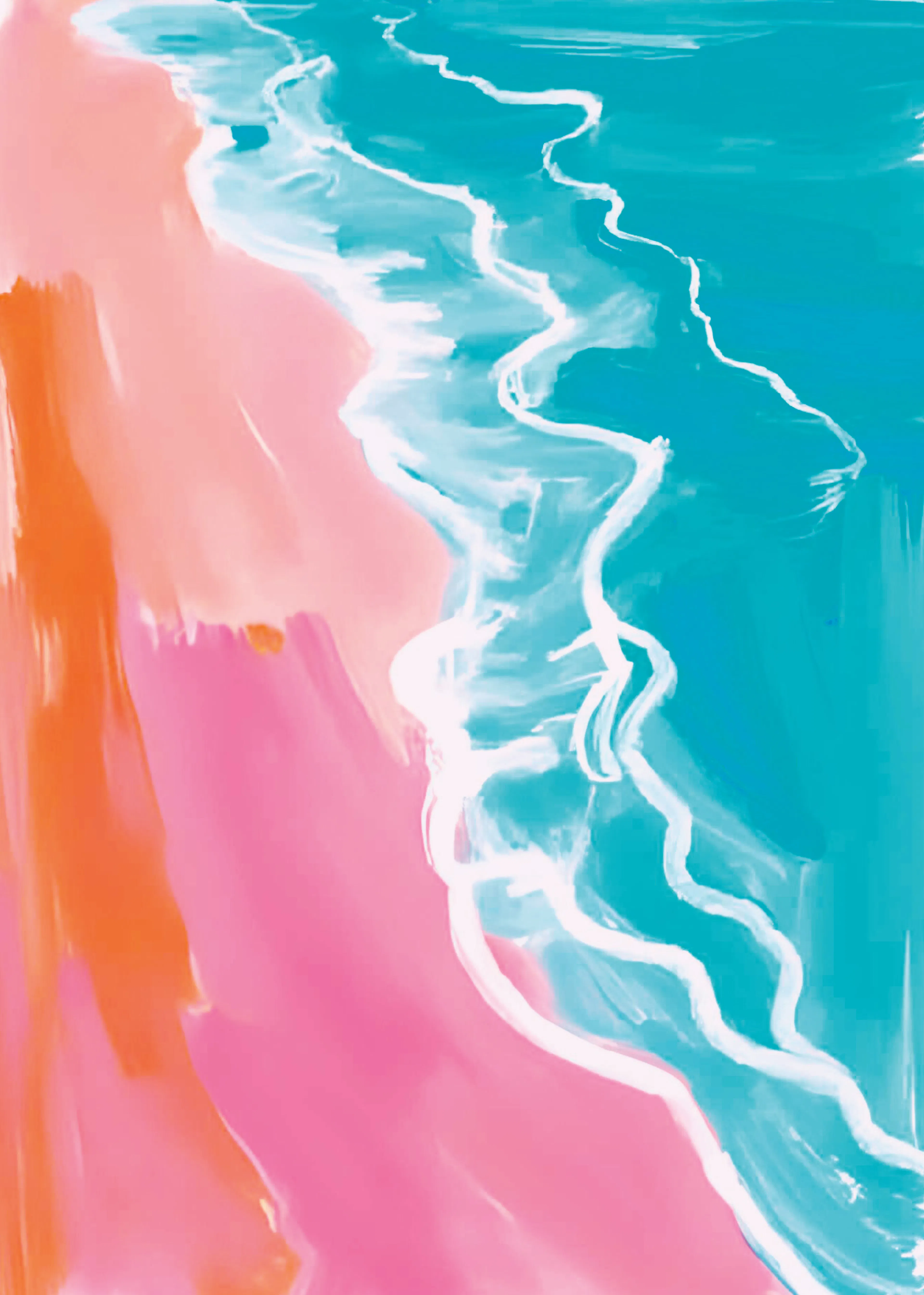 Colorful Beach Poster 0