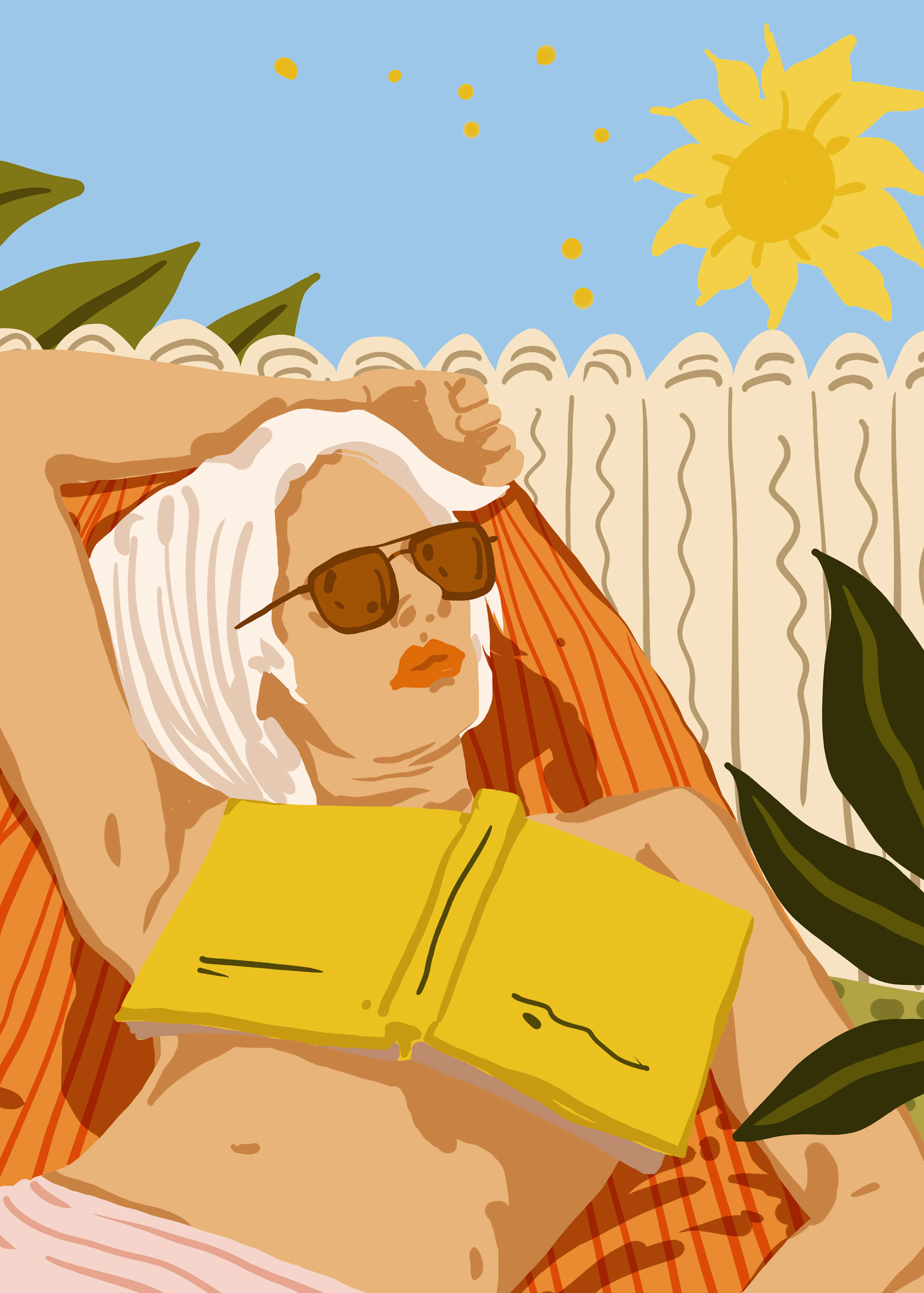 Yellow Summer Relaxation Poster 0