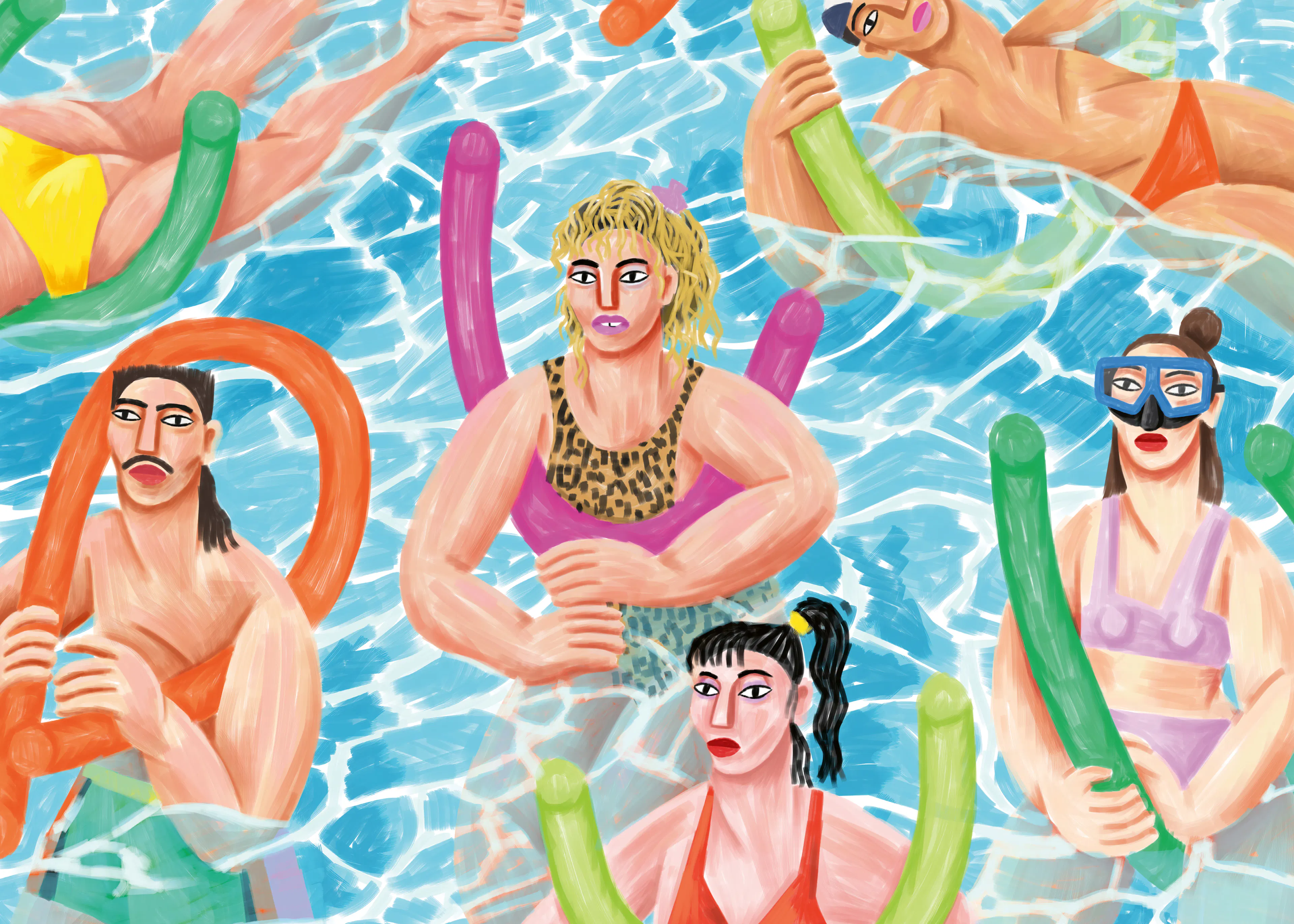 Pool Party Vibes Poster 0