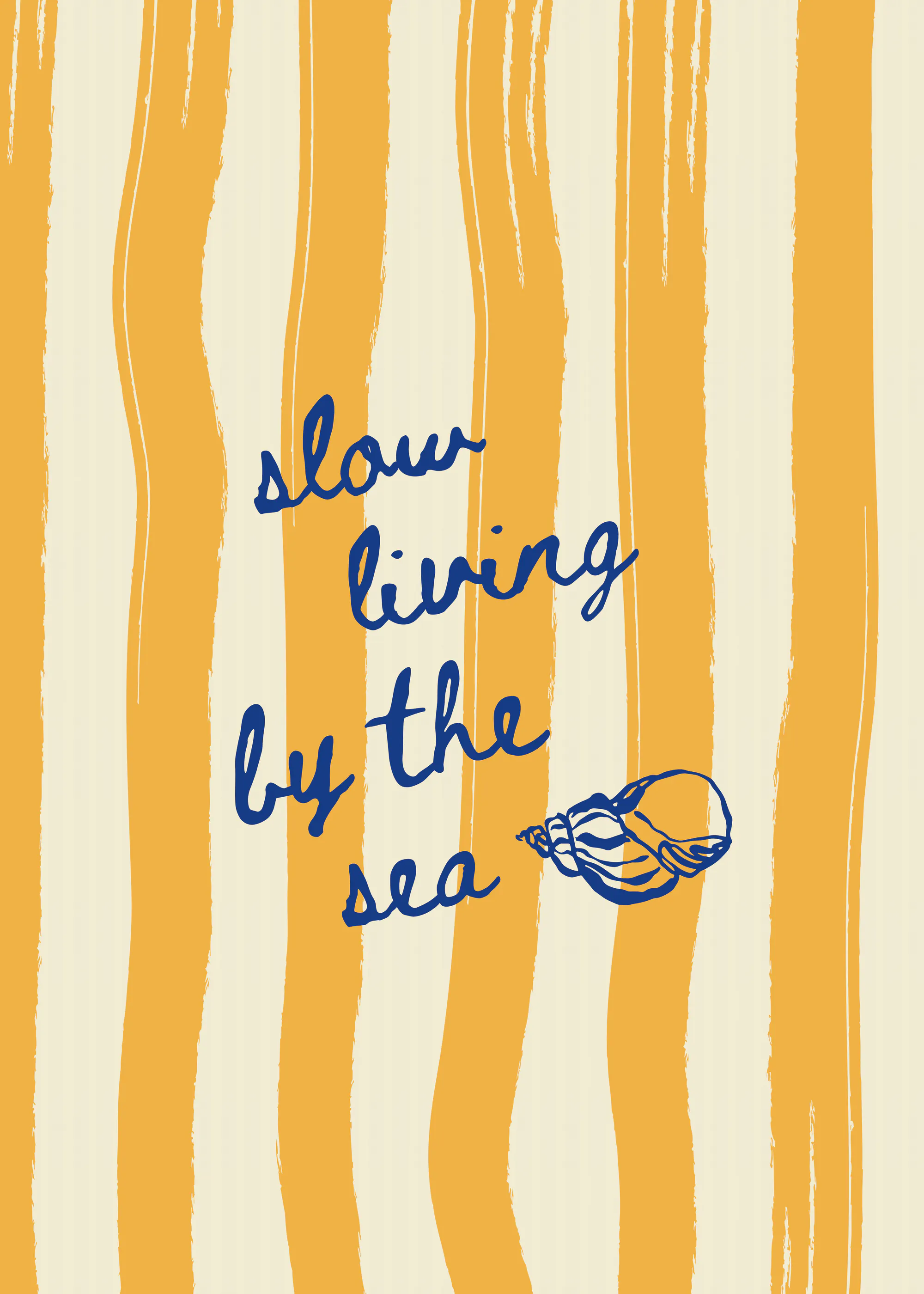 Orange Slow Living Poster 0