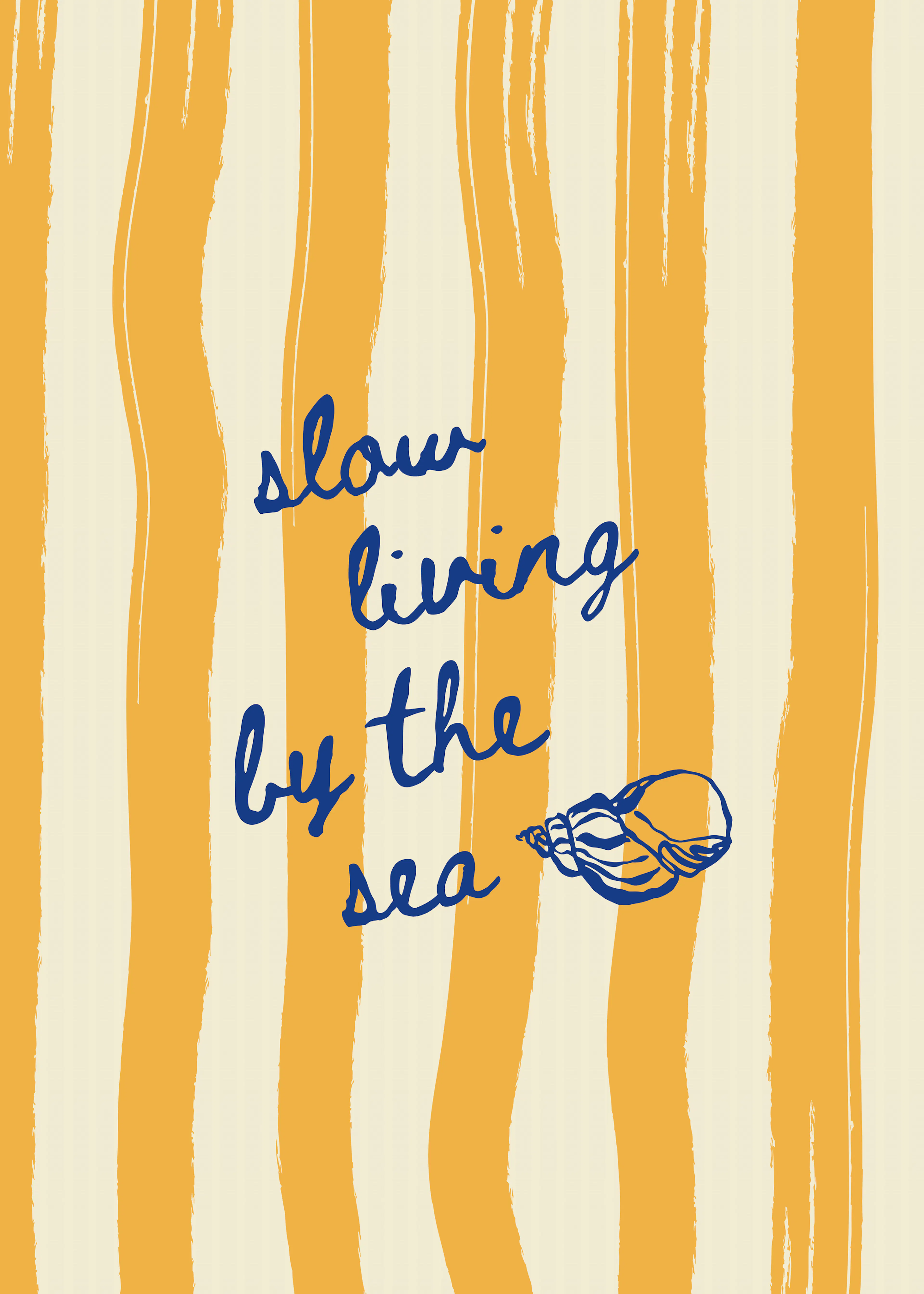 Orange Slow Living Poster 0