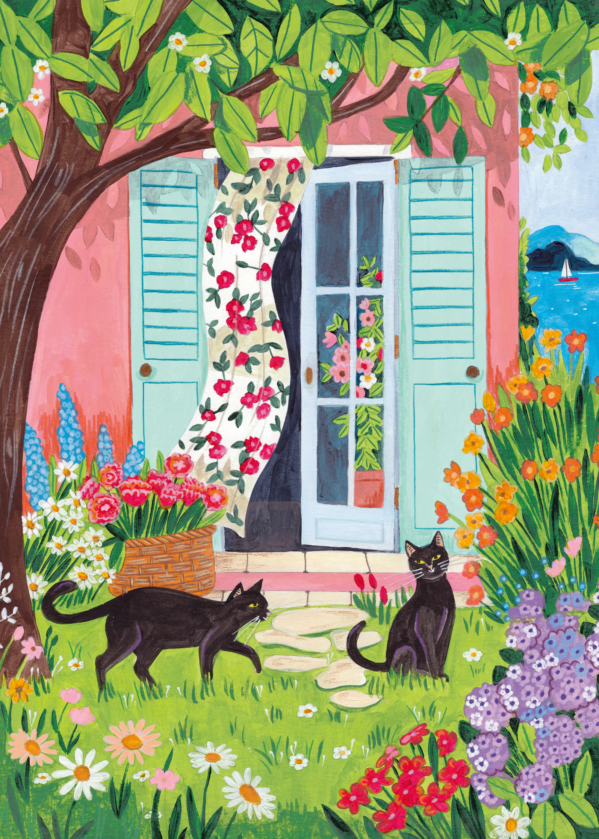 Sérénité du Jardin Poster 0