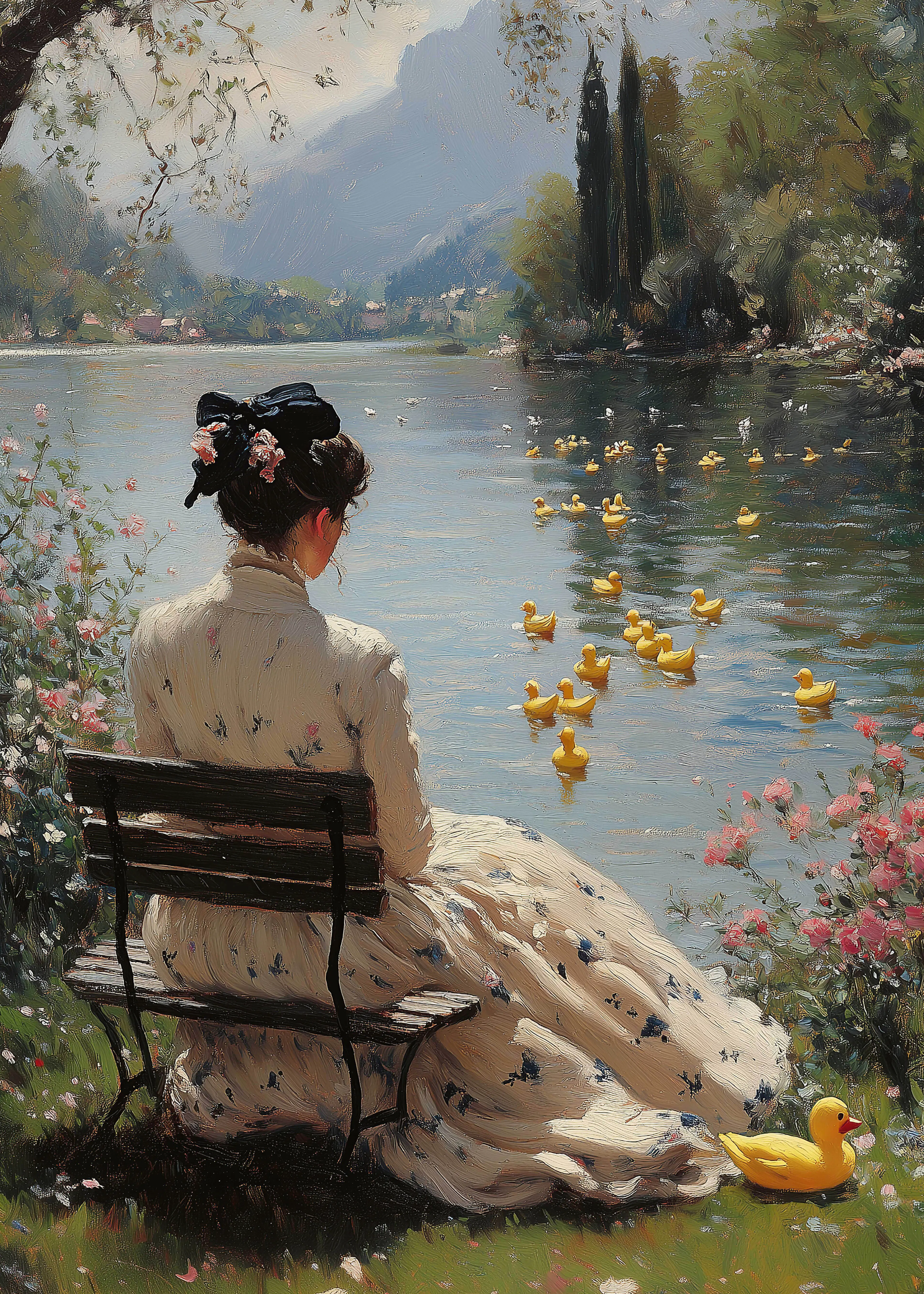 Serene Lakeside Poster 0