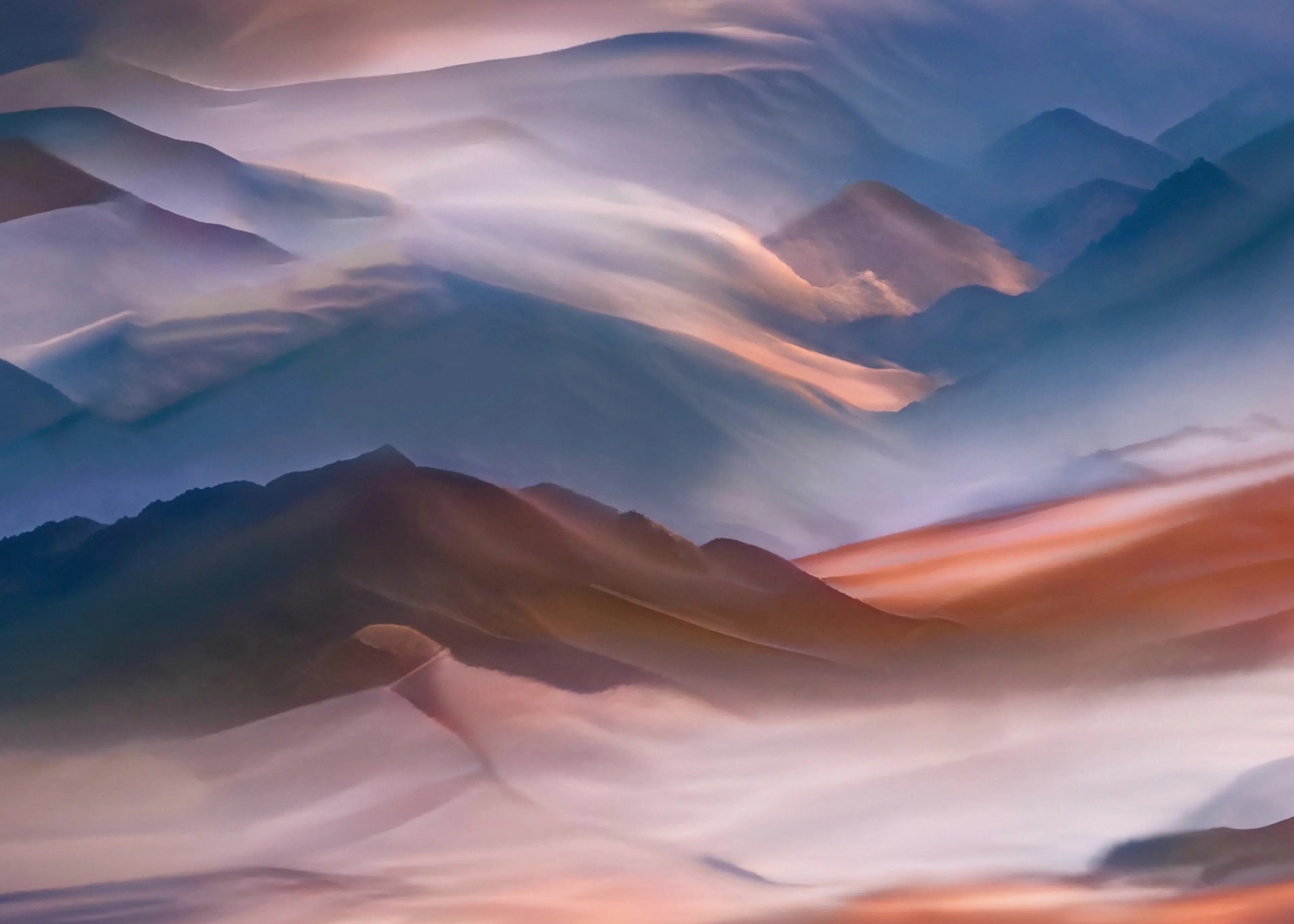 Misty Mountain Dawn Poster 0
