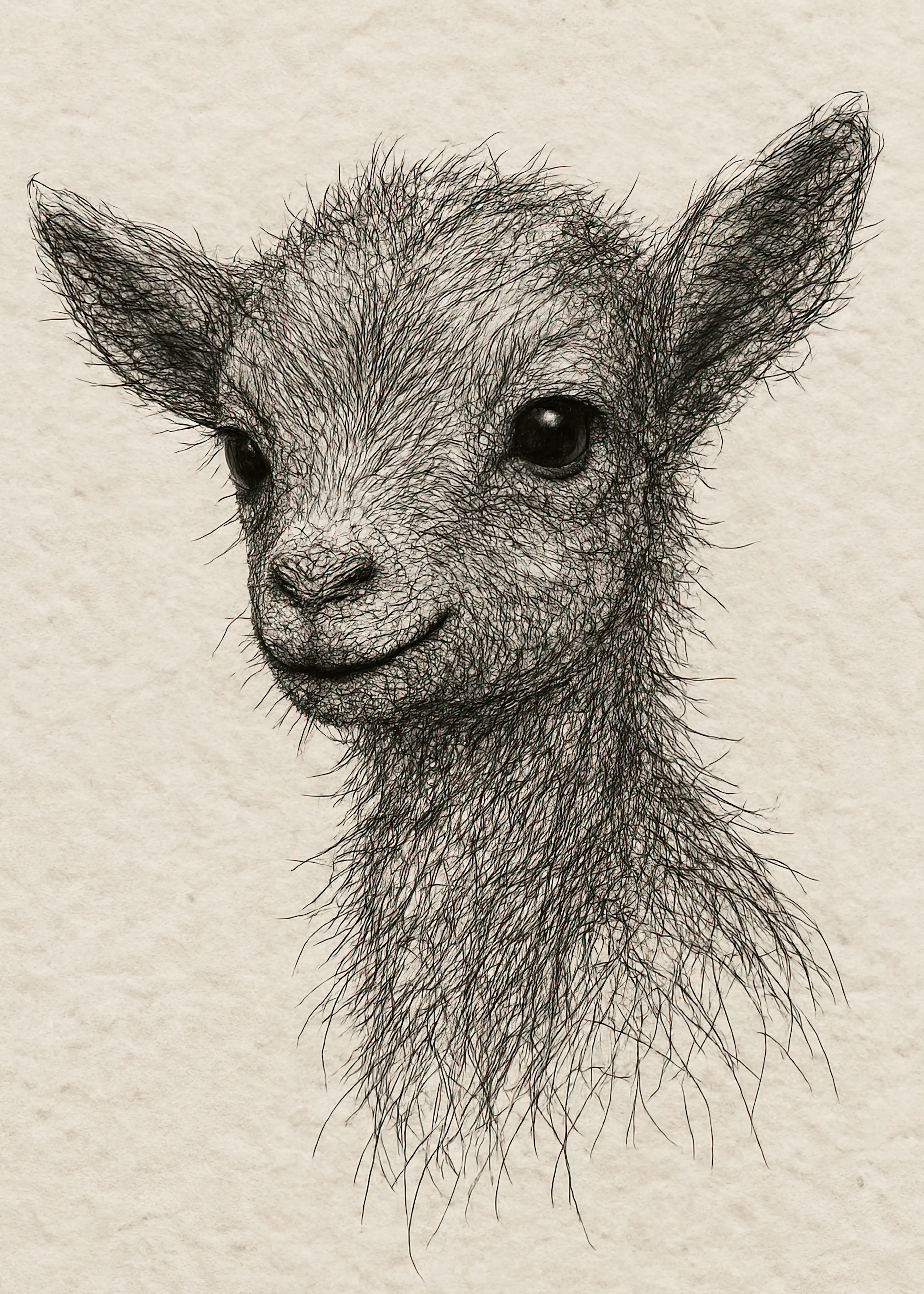 Gentle Alpaca Poster 0