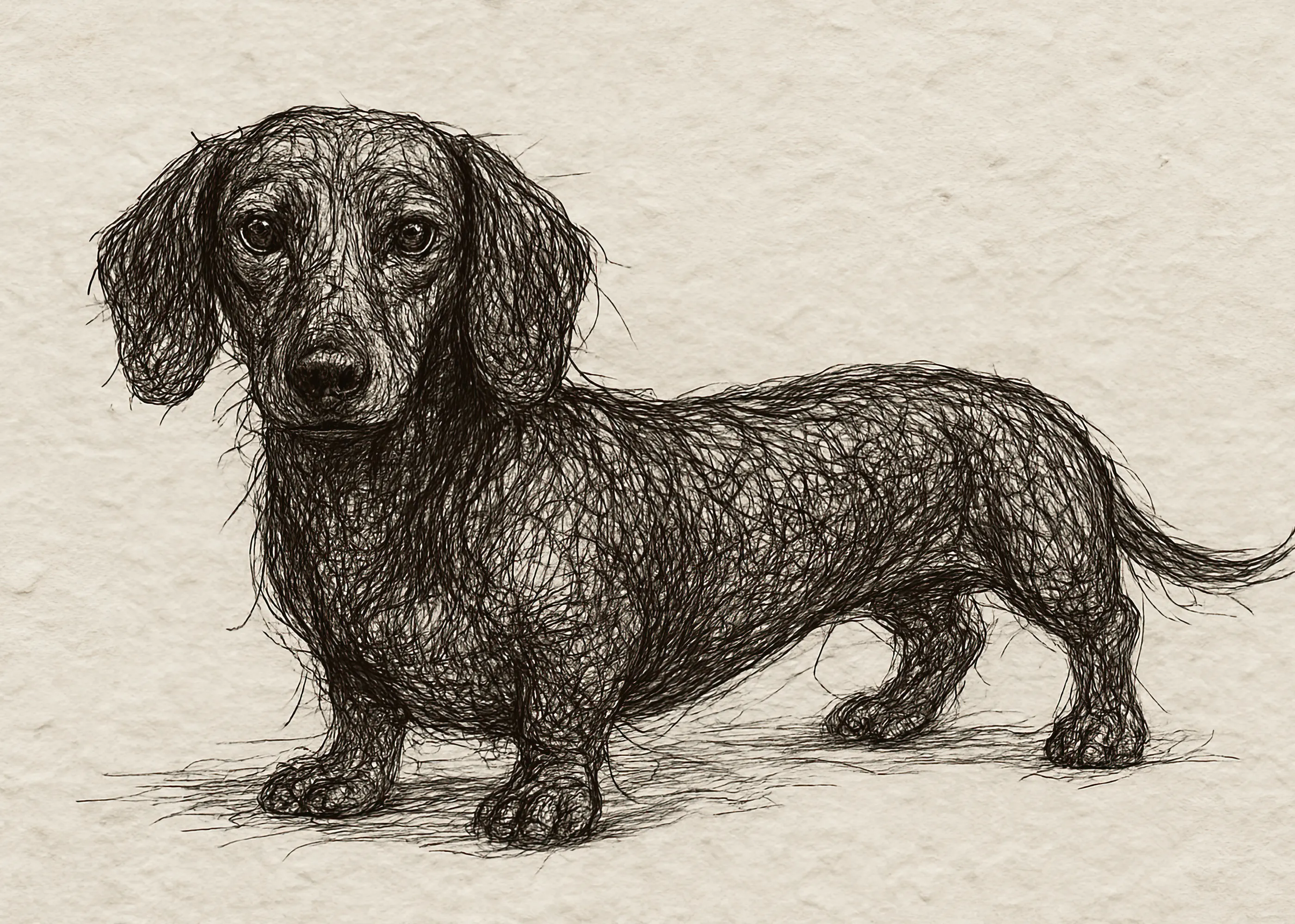 Brown Dachshund Charm Poster 0