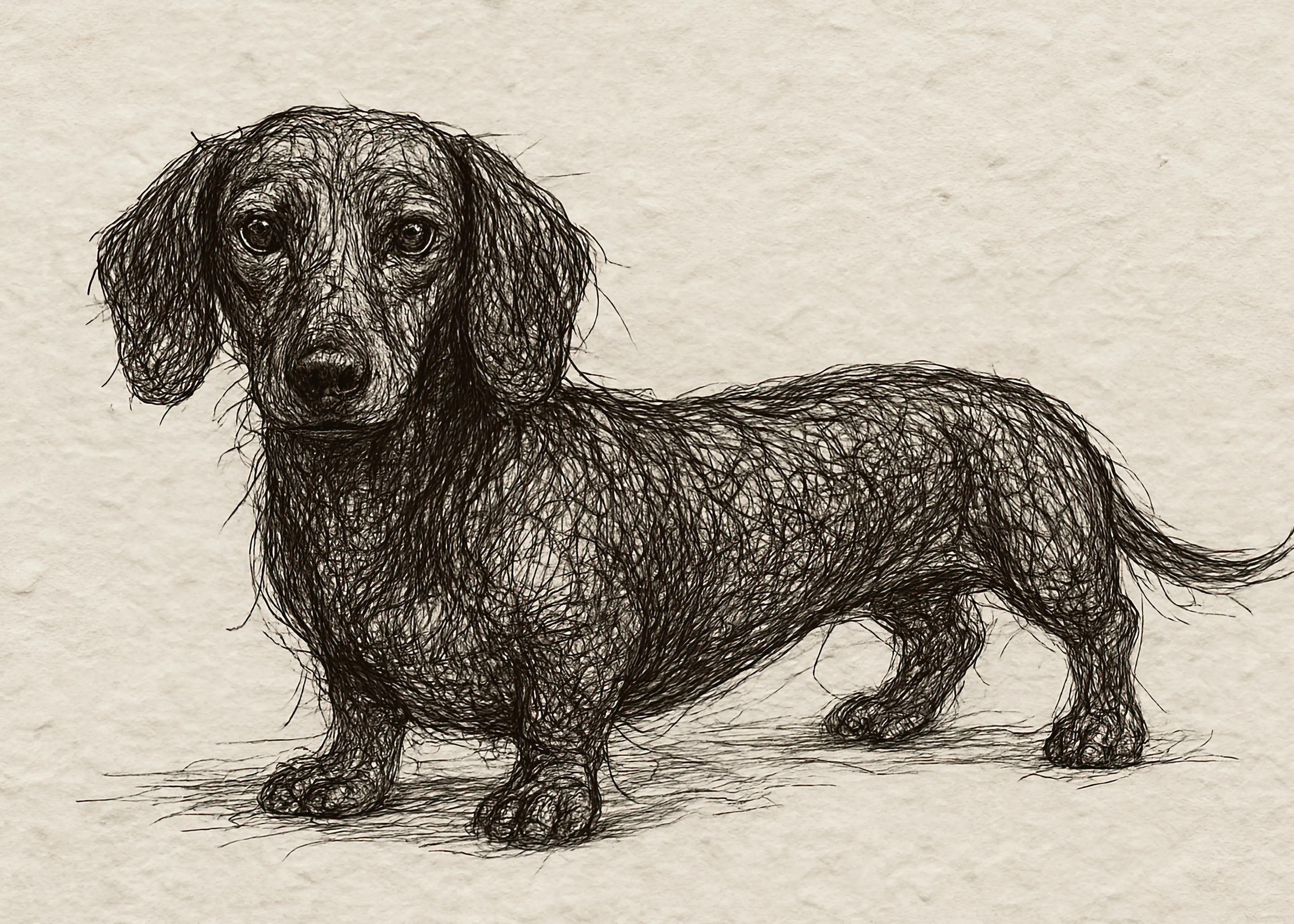 Brown Dachshund Charm Poster 0
