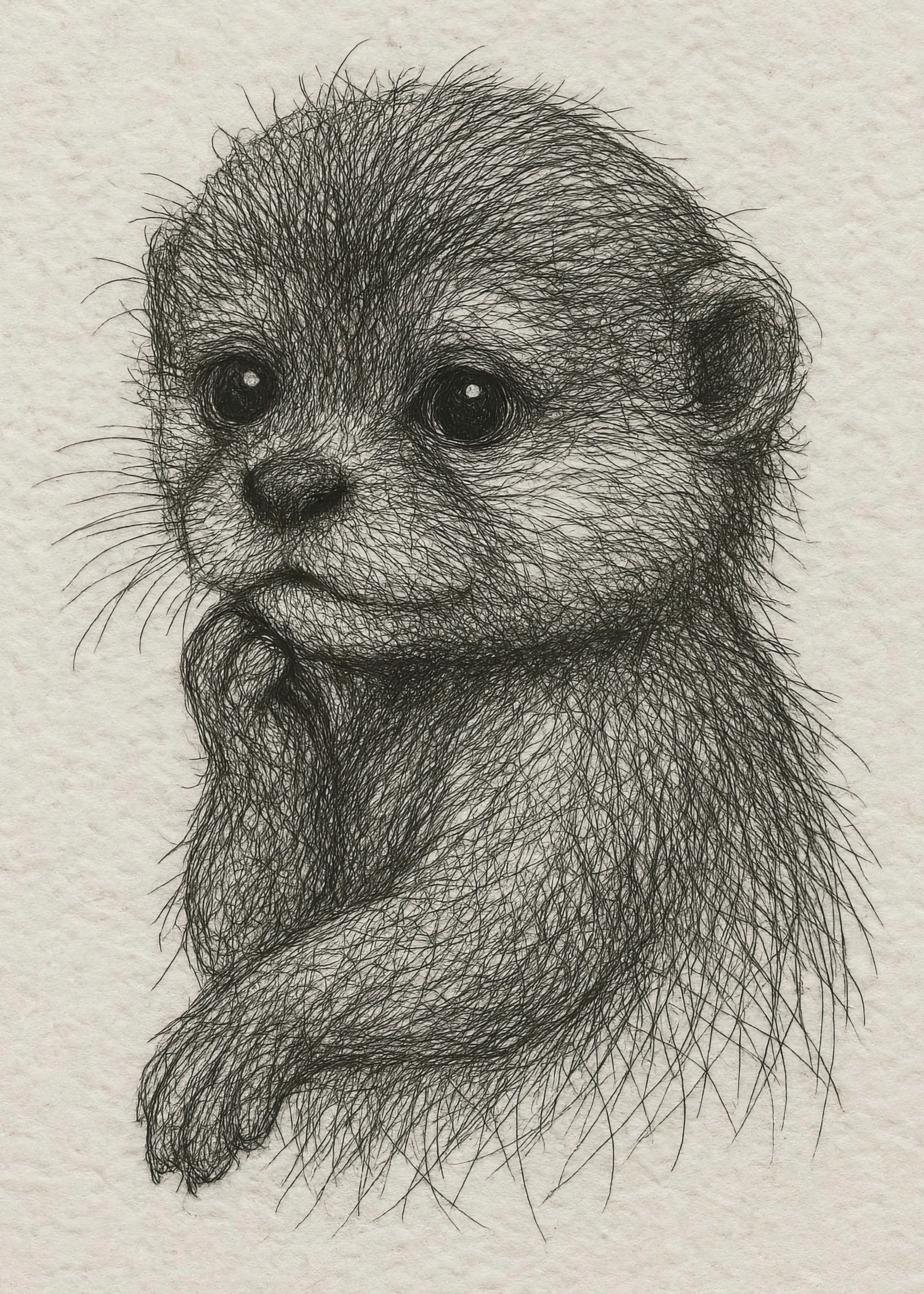 Thoughtful Otter Poster 0
