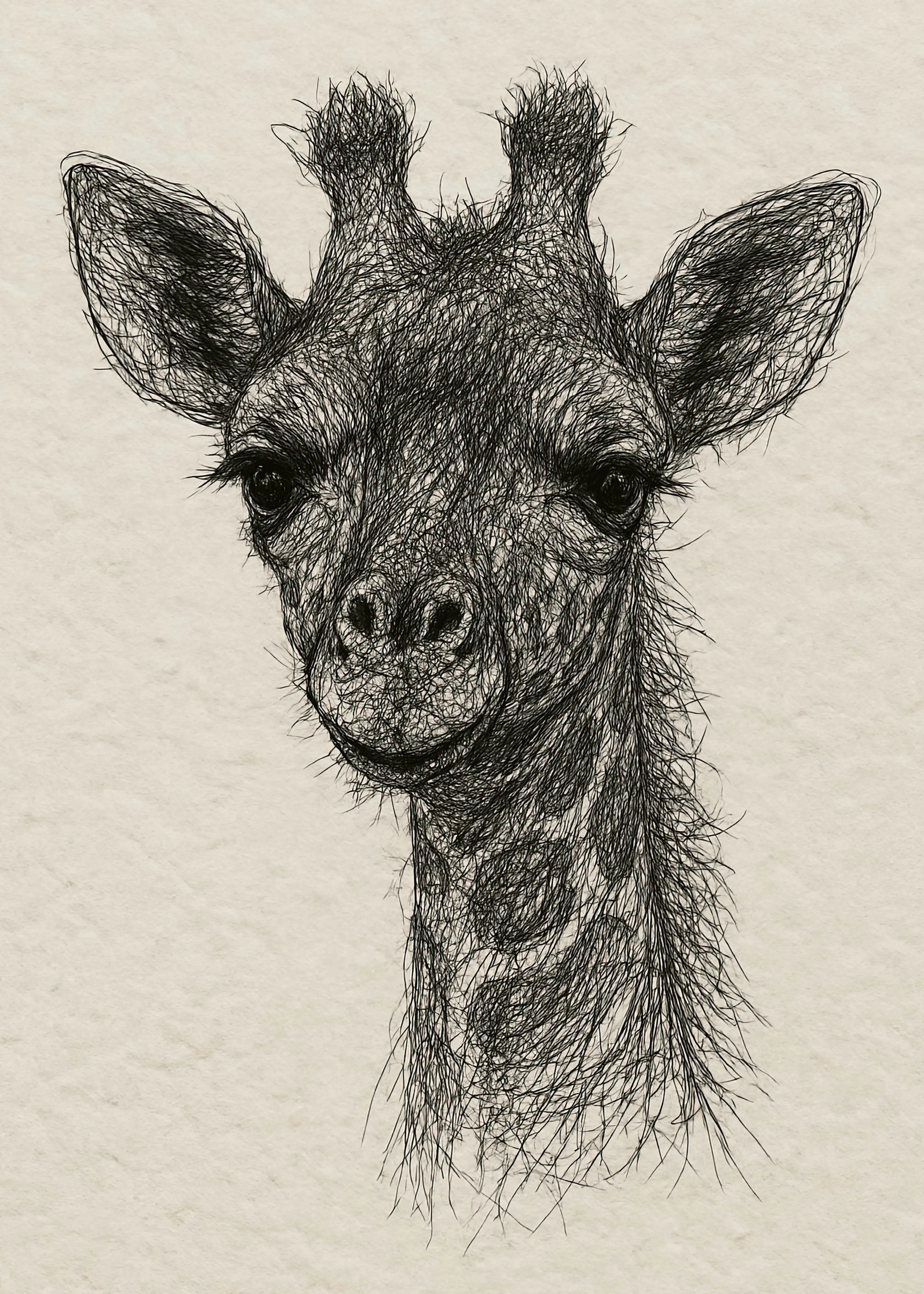 Gentle Giraffe Poster 0