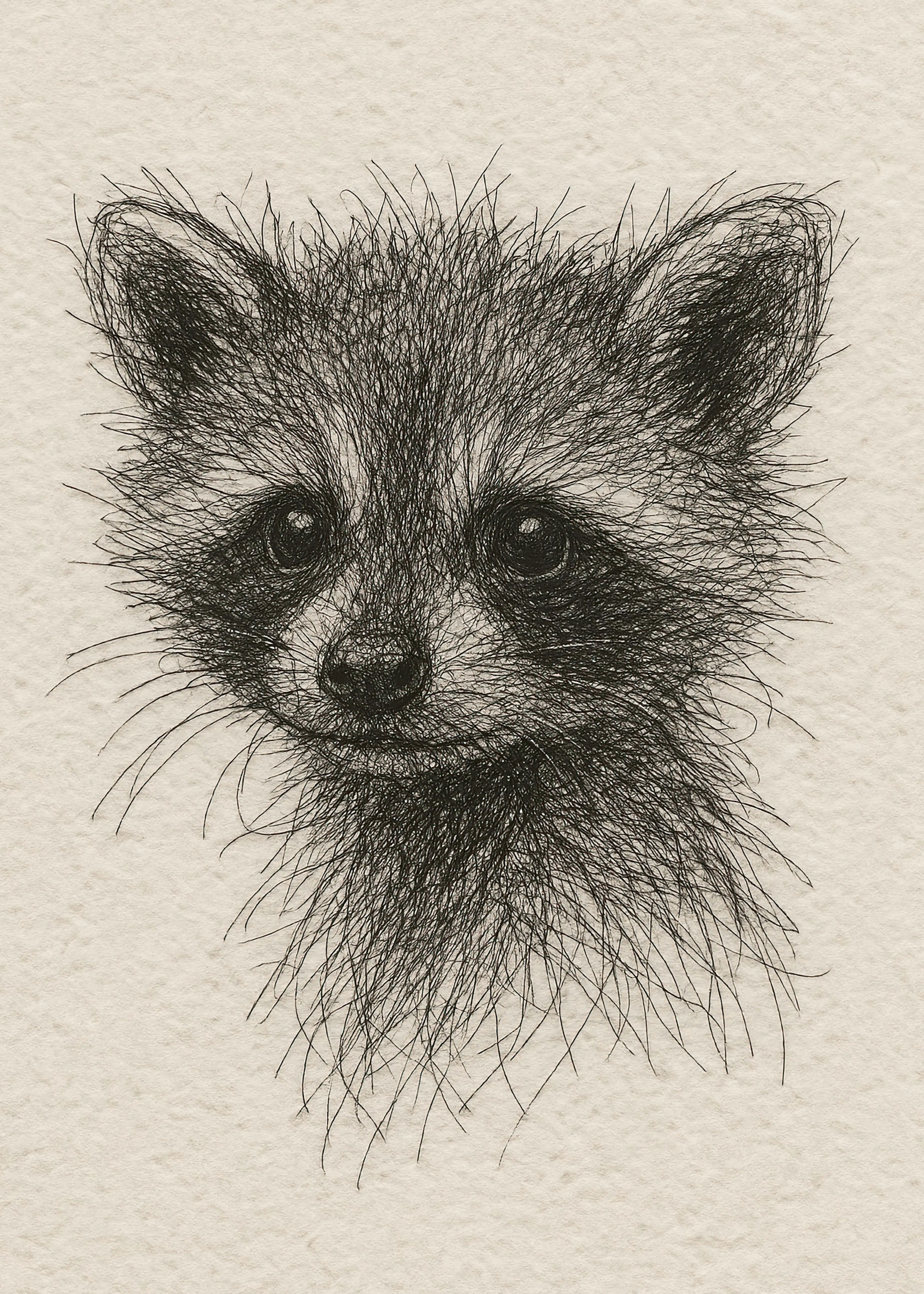 Gentle Raccoon Poster 0