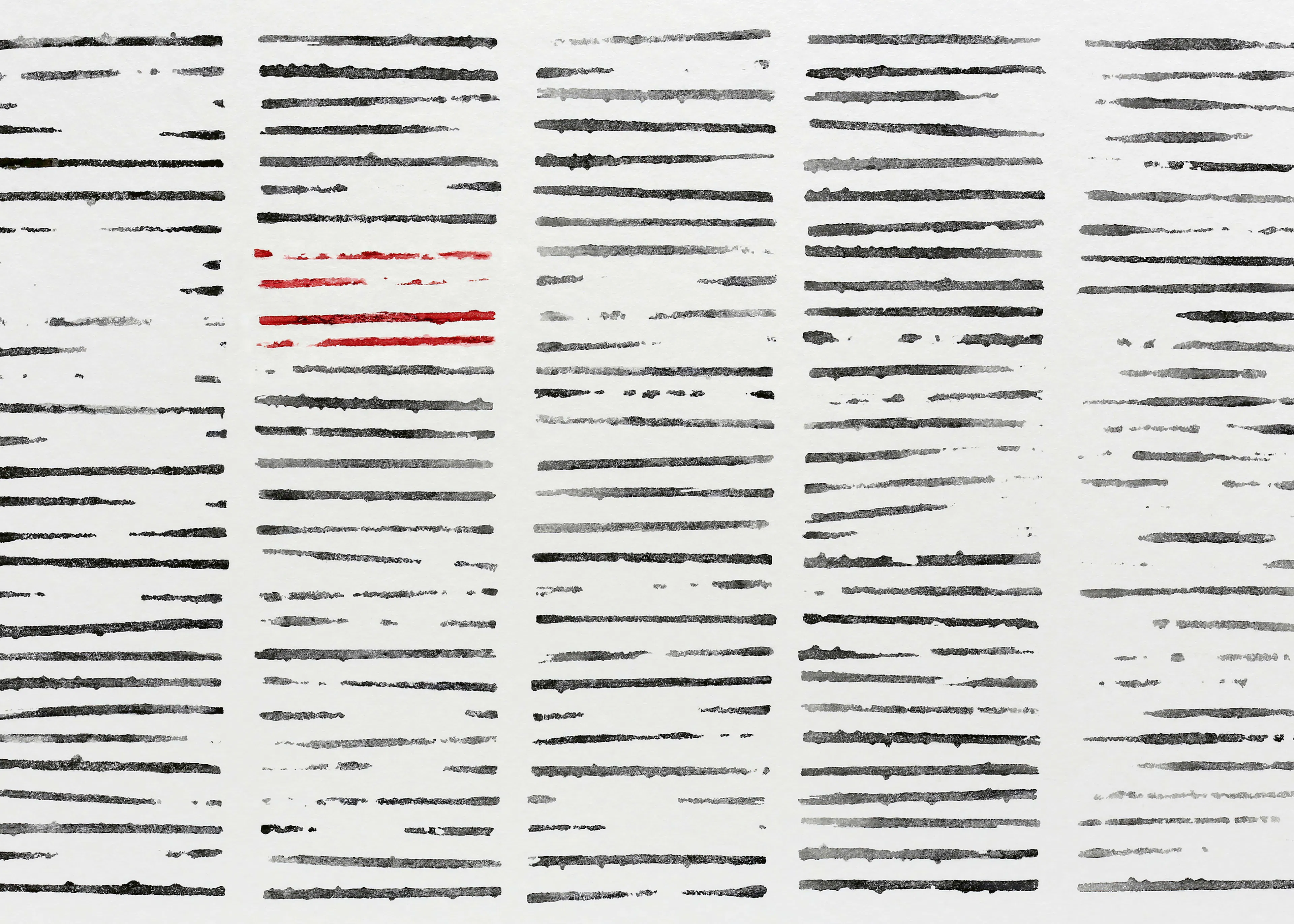Dark Charcoal Lines Poster 0
