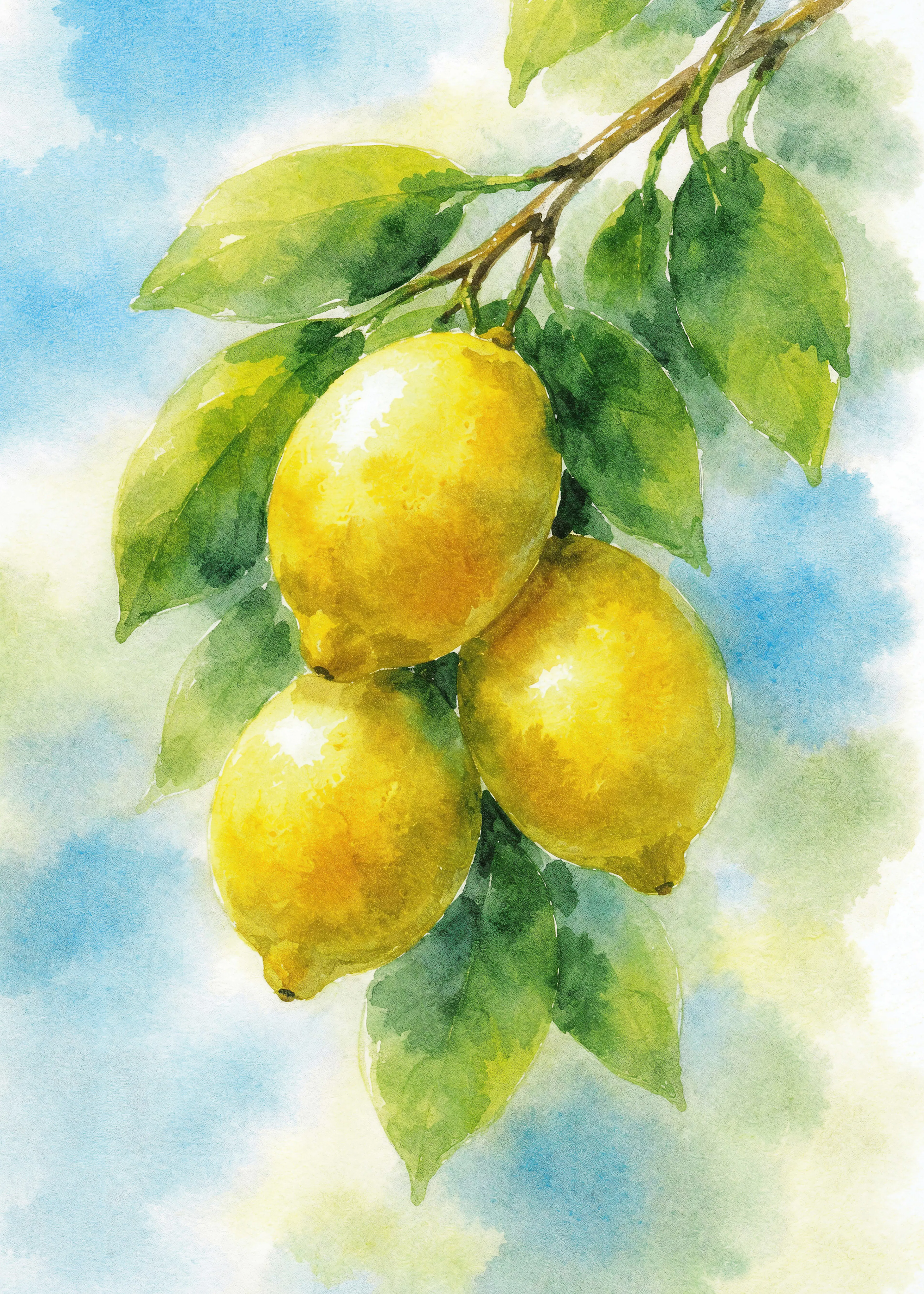 Cosecha de Limones Dorados Póster 0