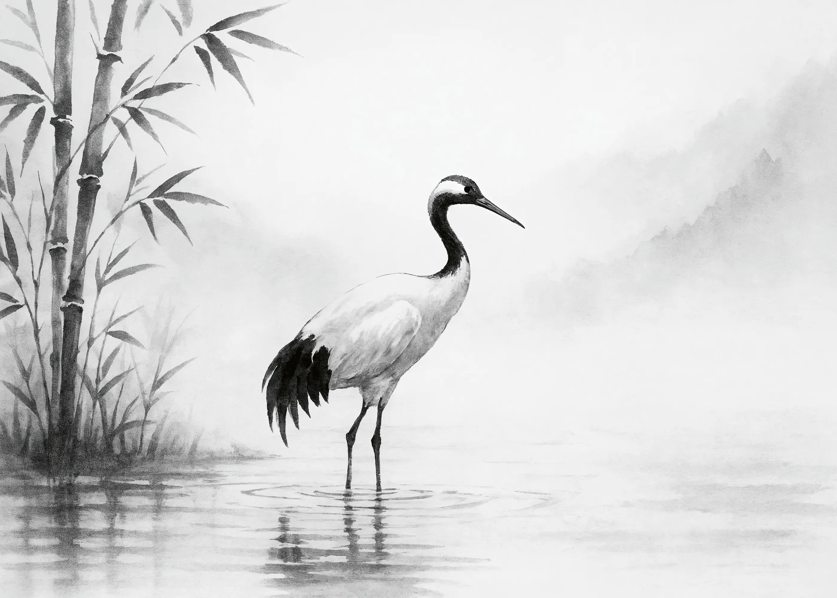 Grulla Serena Póster 0