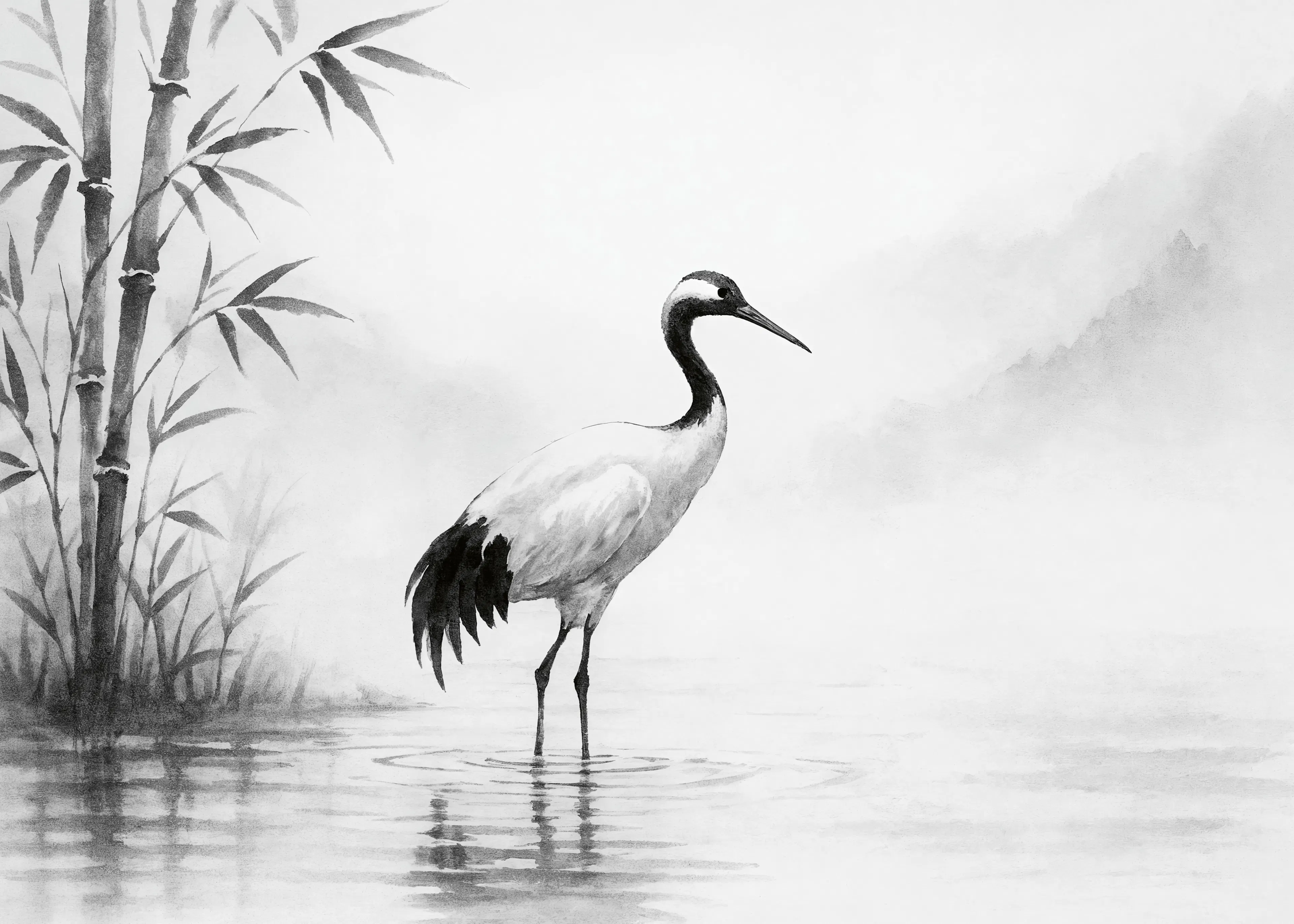 Grulla Serena Póster 0