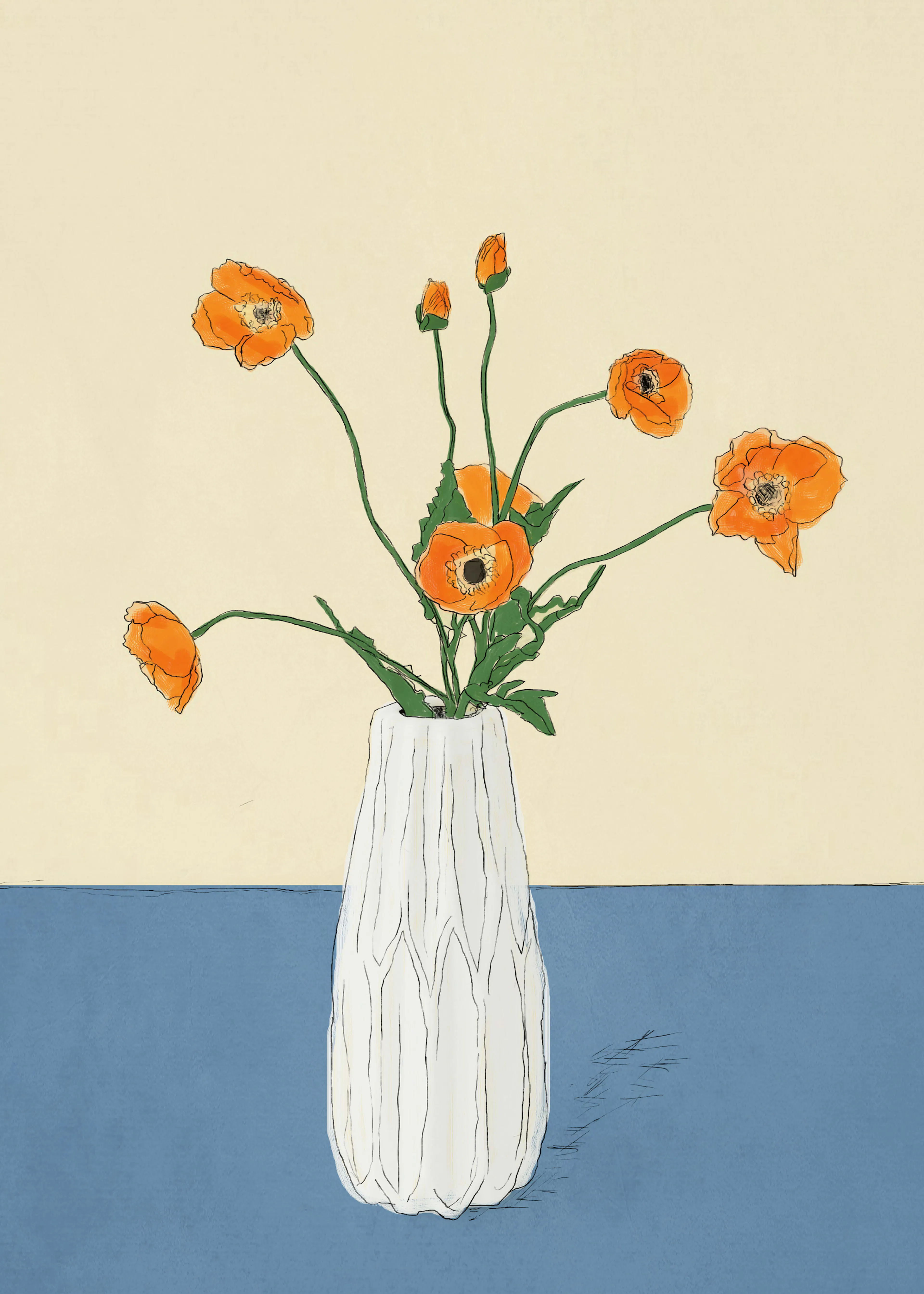 Orange Blooms Poster 0