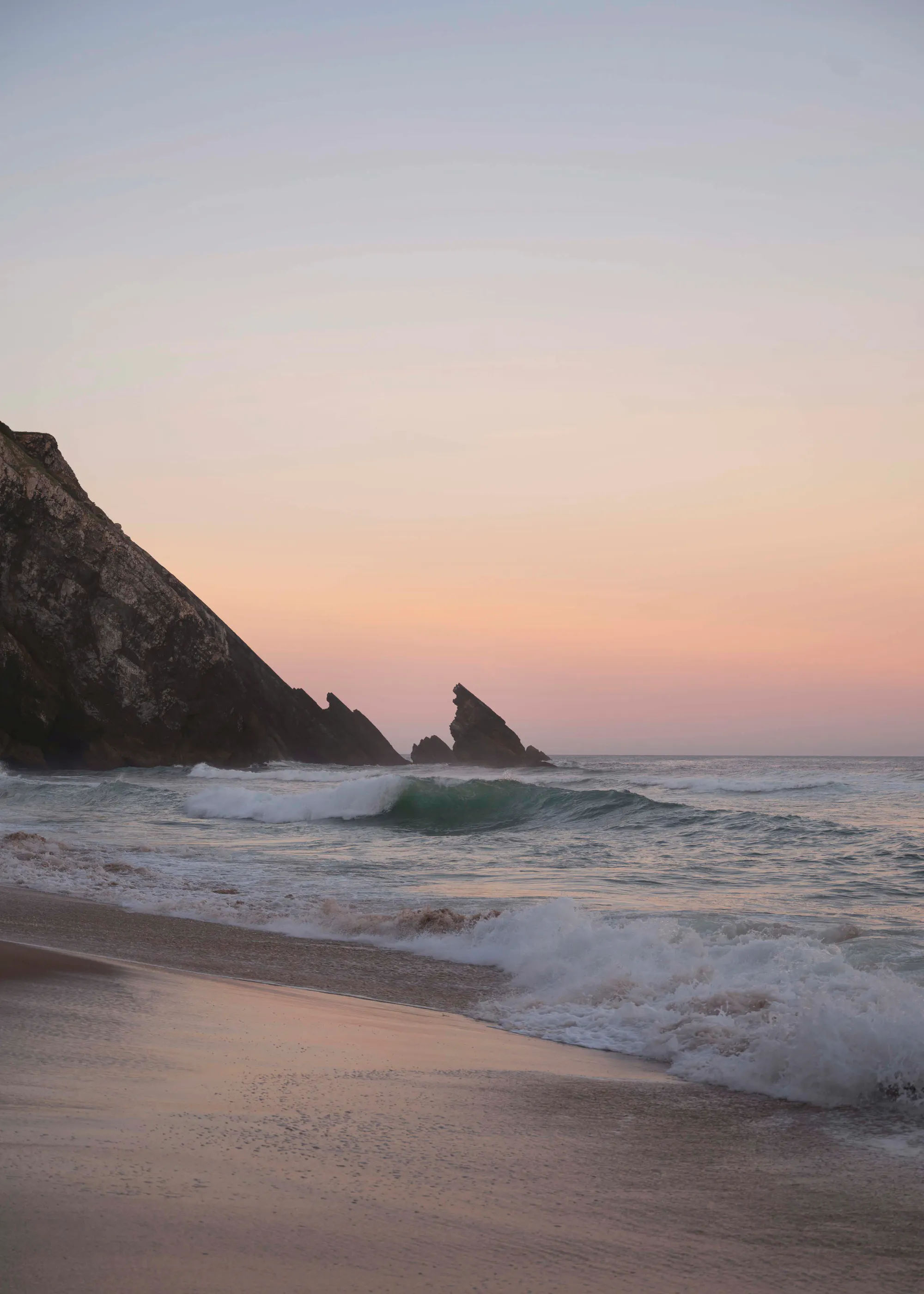 Serene Coastal Sunset Poster 0