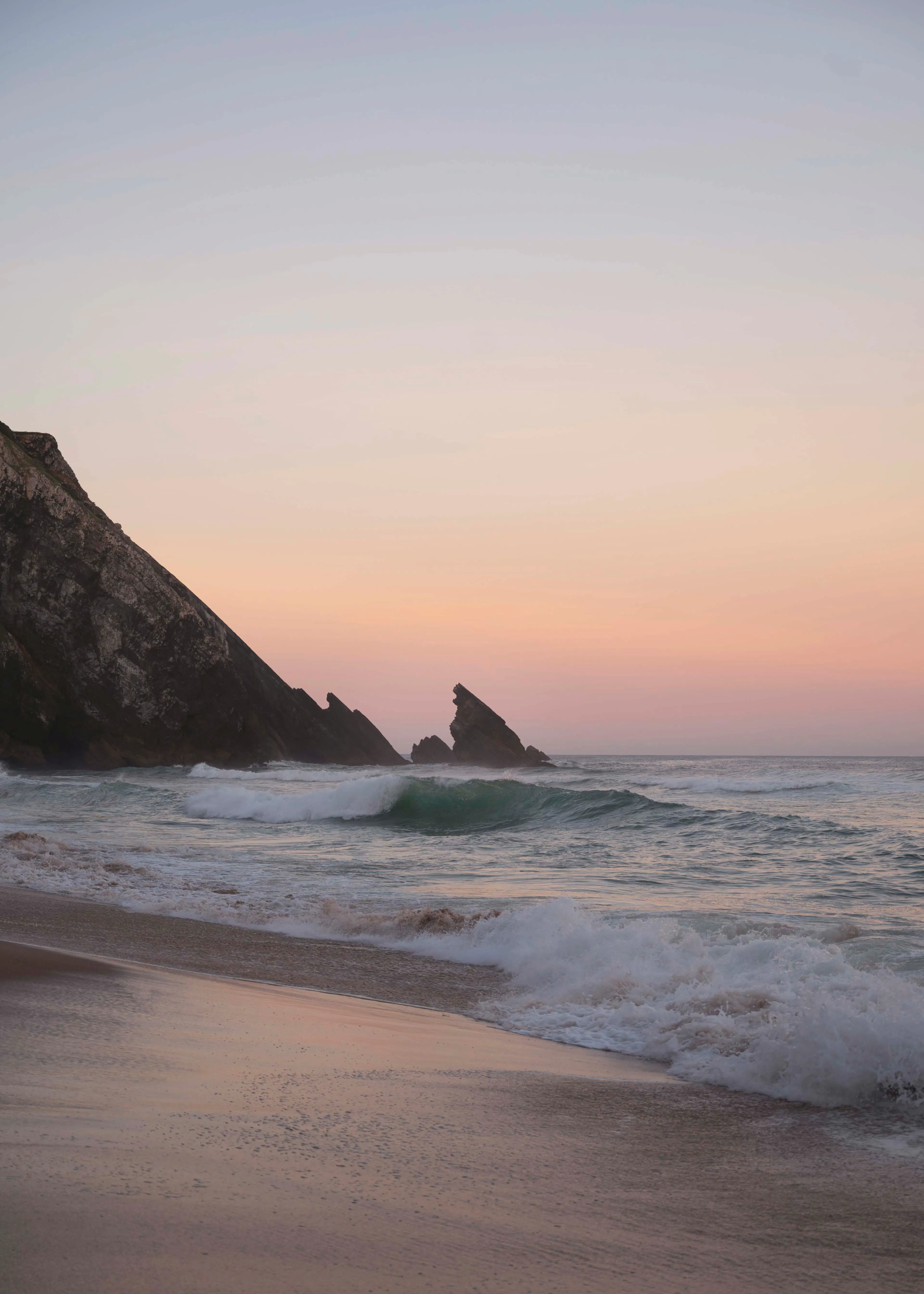 Serene Coastal Sunset Poster 0