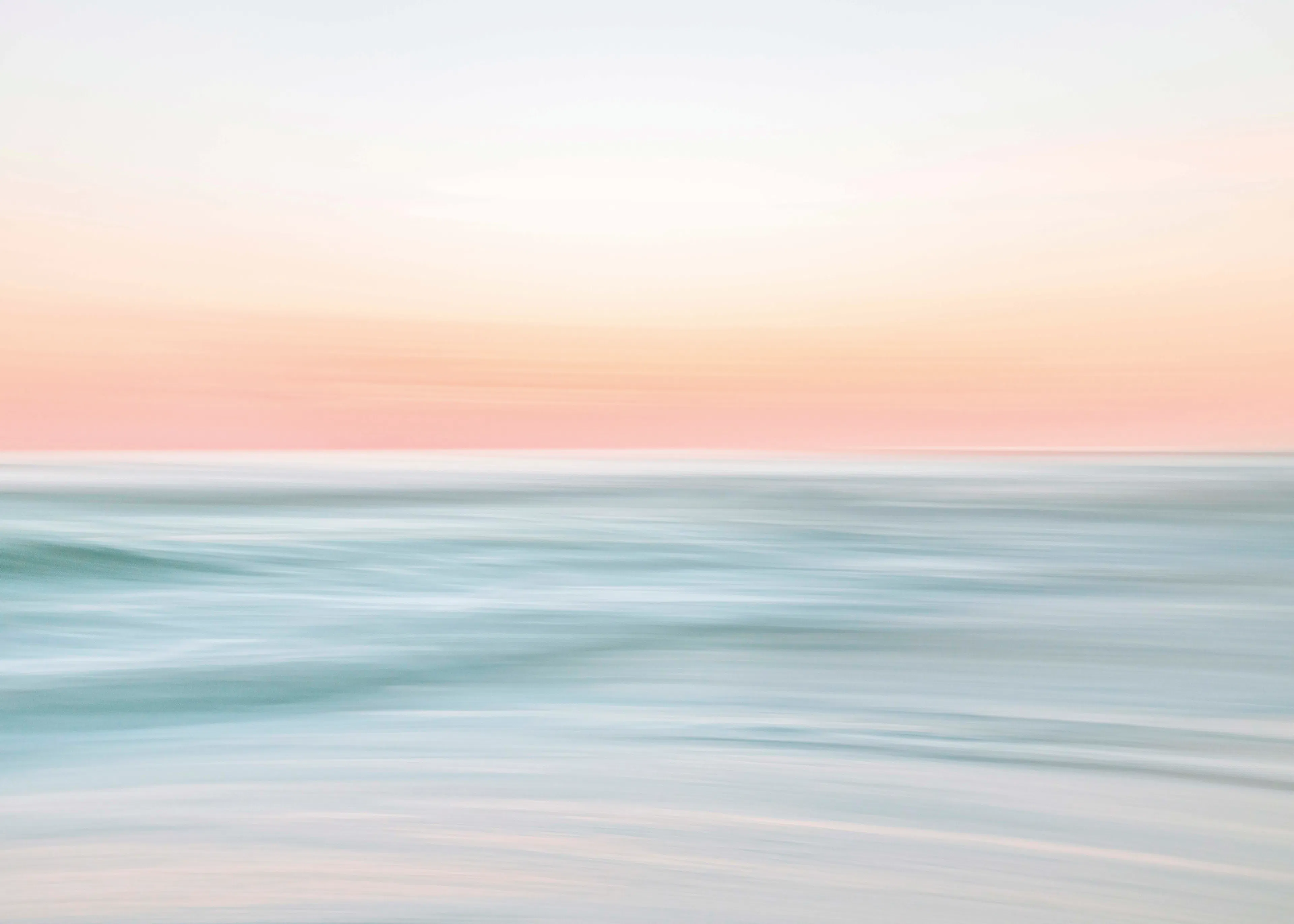Soft Blue Serene Ocean Poster 0