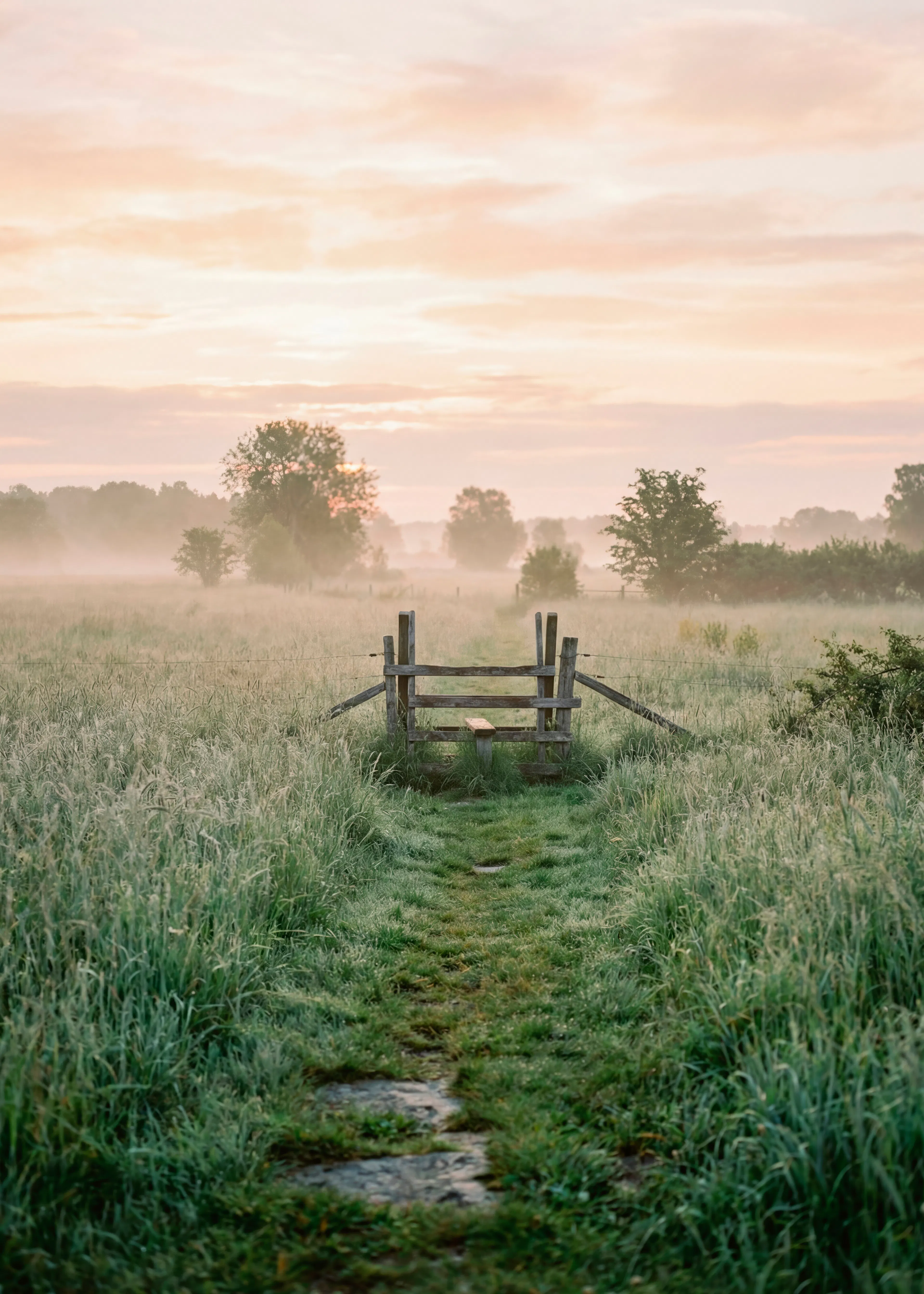 Green Morning Mist Poster 0
