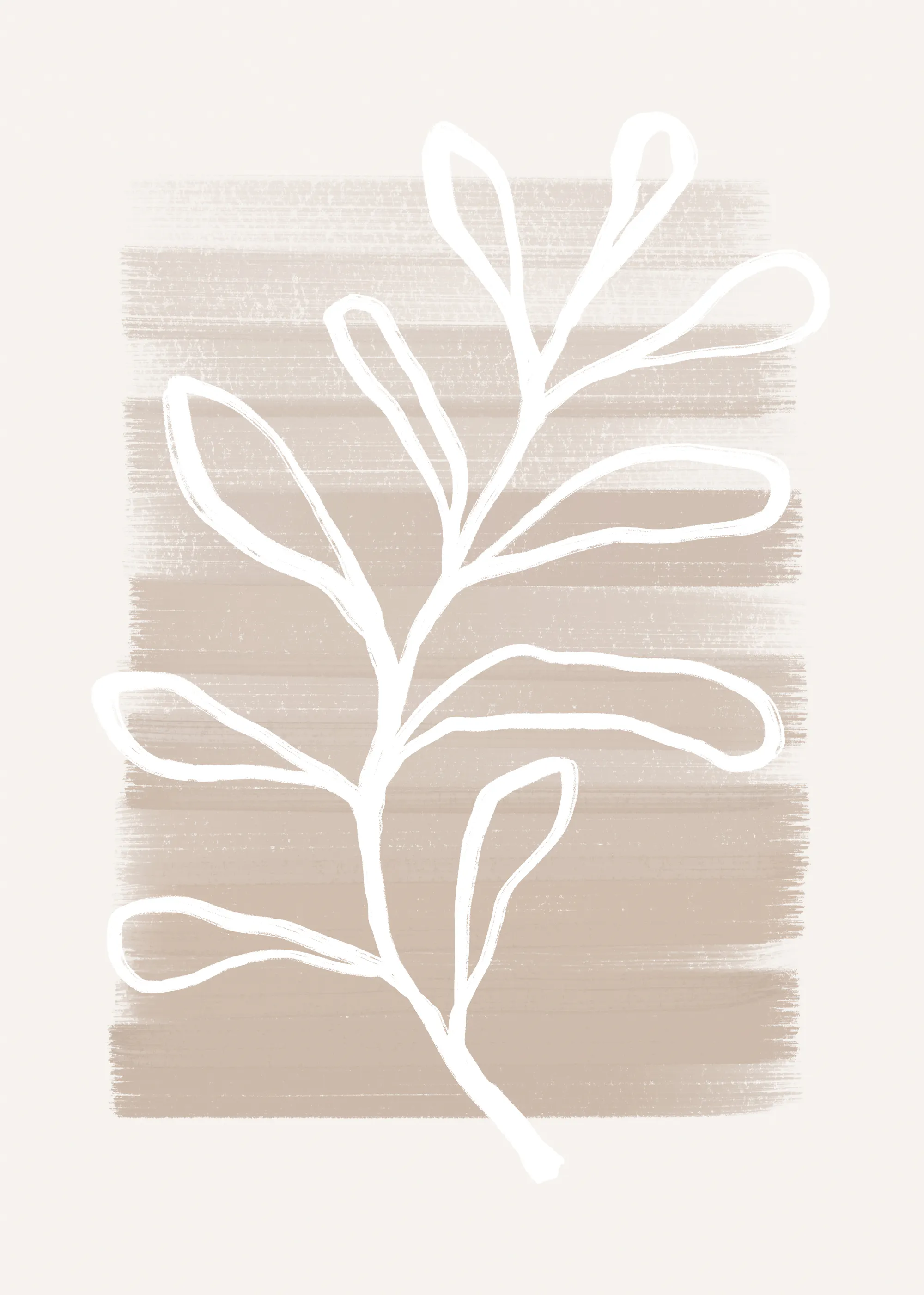 Beige Aardse Elegantie Poster 0