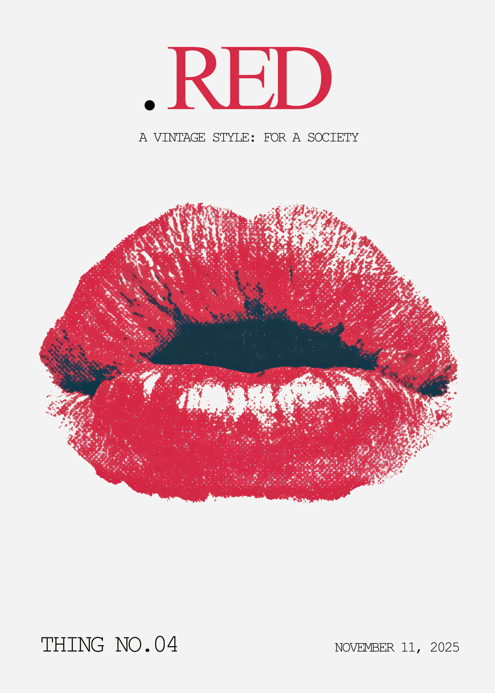 Red Kiss Poster 0