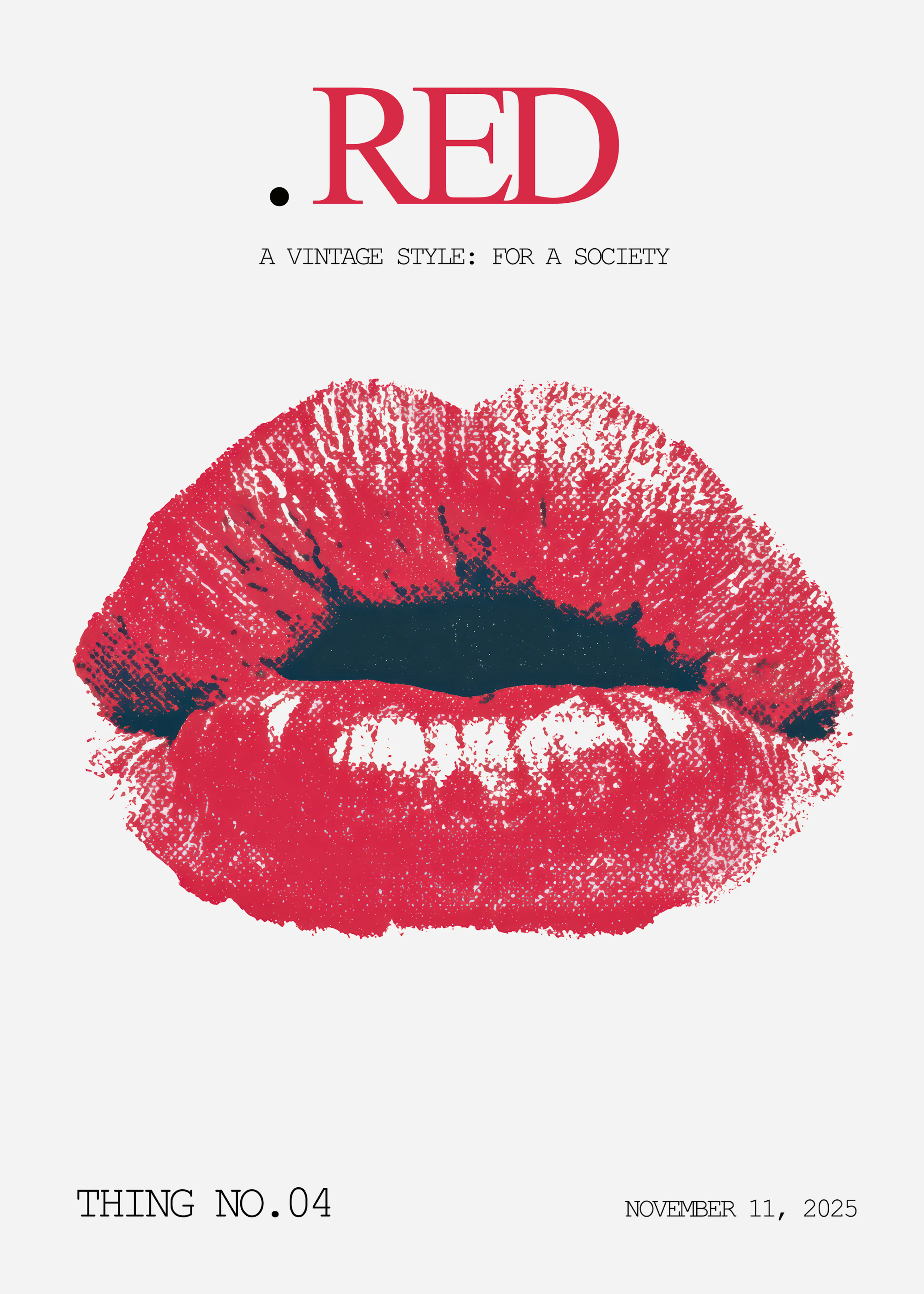 Red Kiss Poster 0