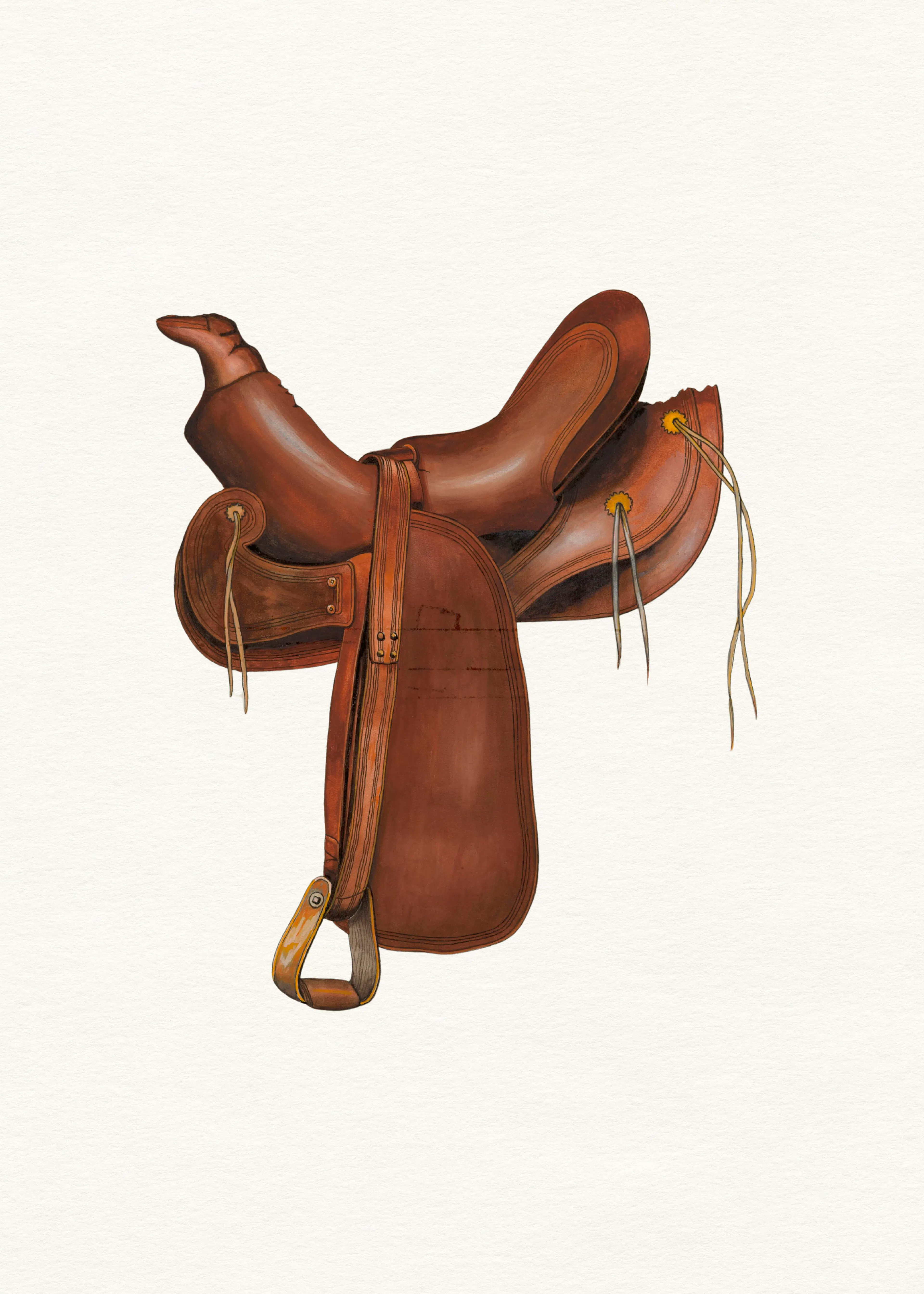 Western Saddle Poster 0