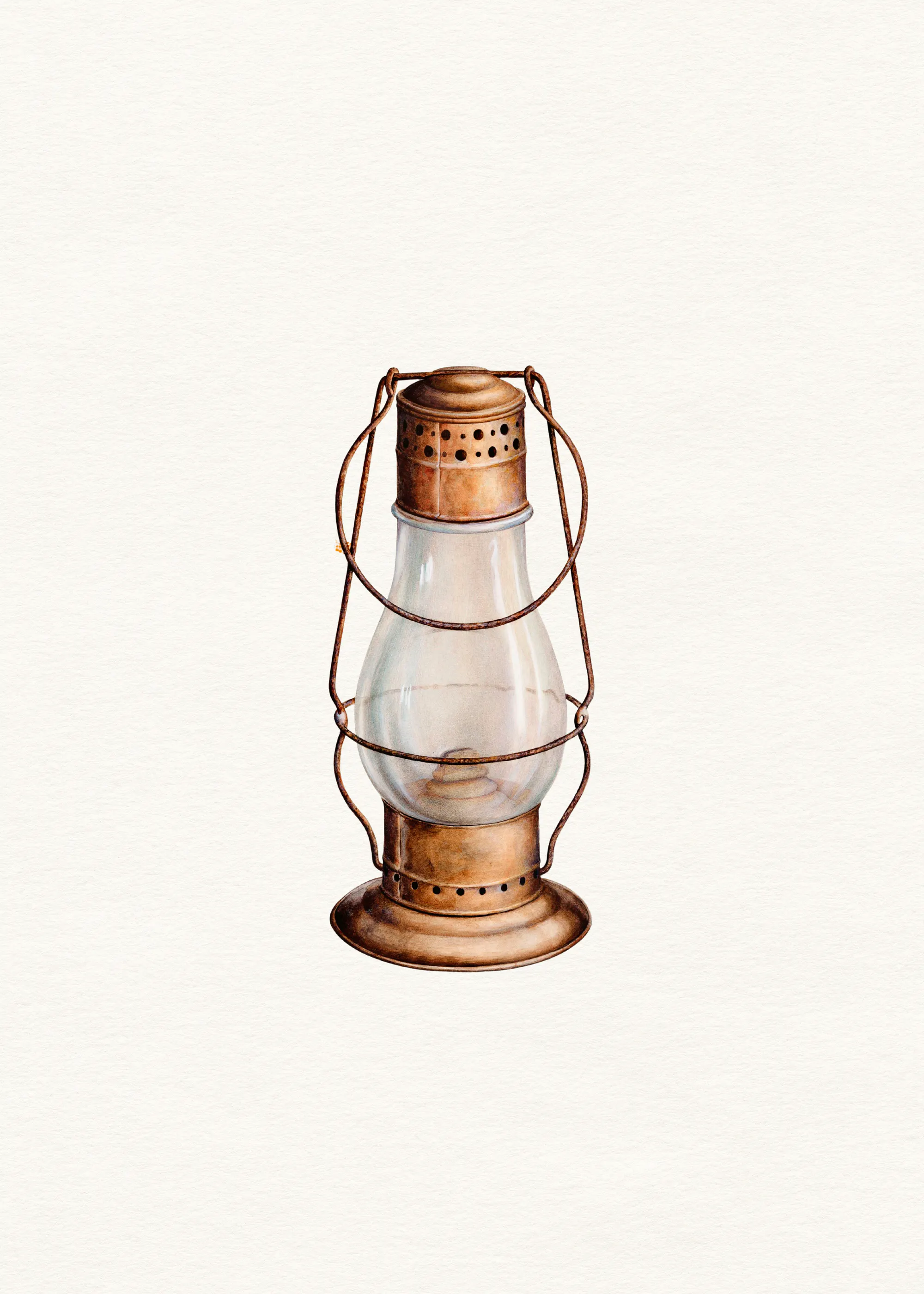 Vintage Lantern Poster 0