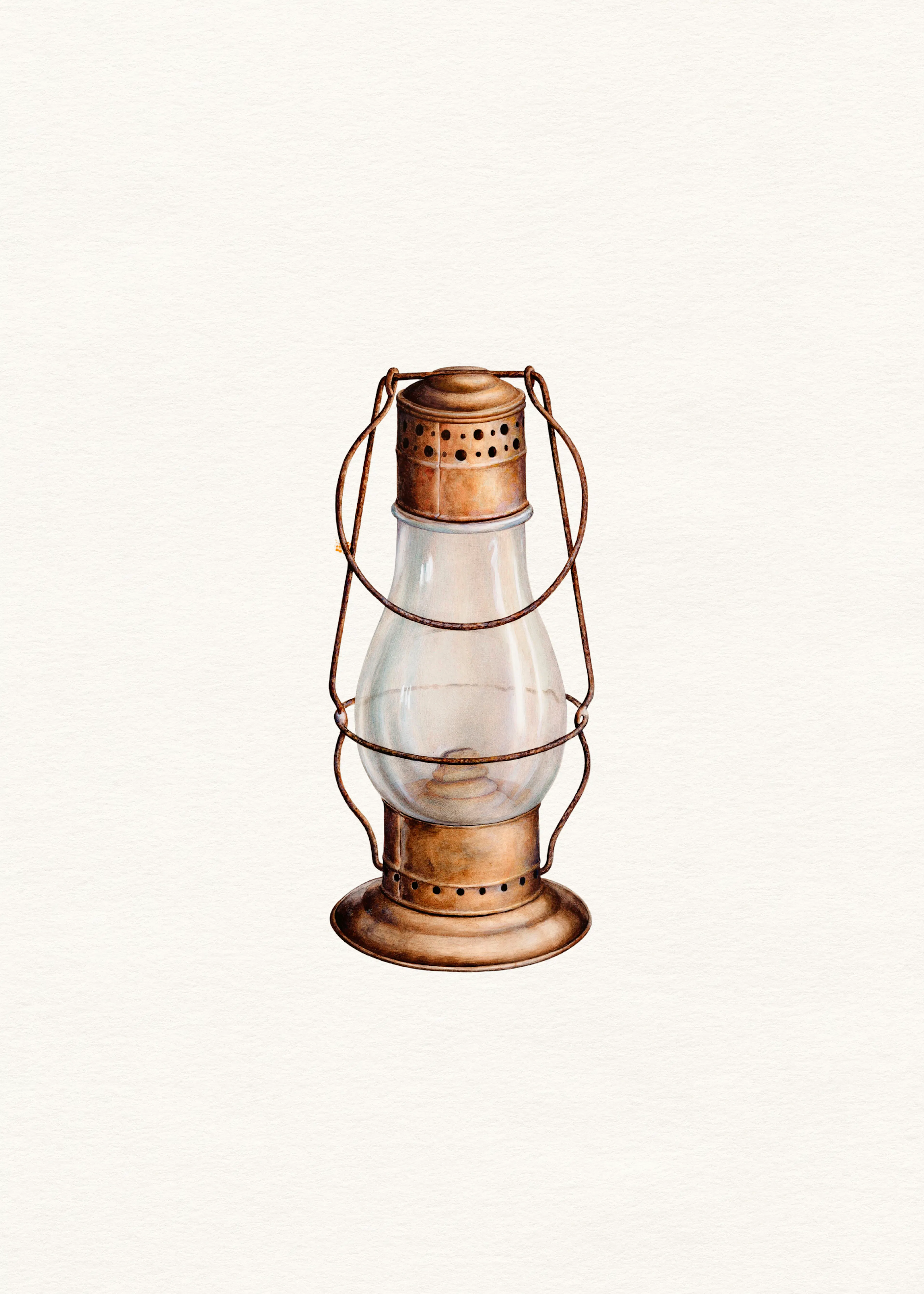 Vintage Lantern Poster 0