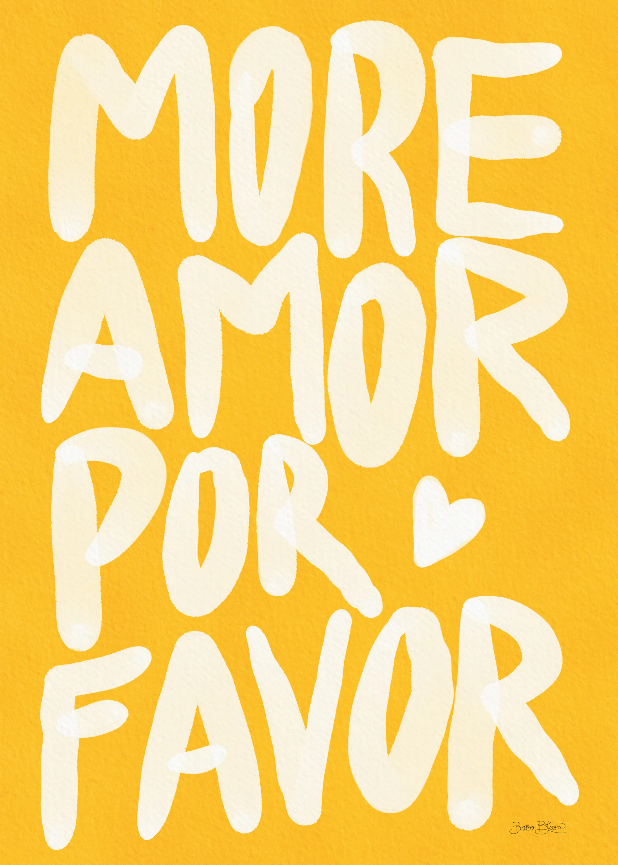 Amarillo Más Amor Póster 0