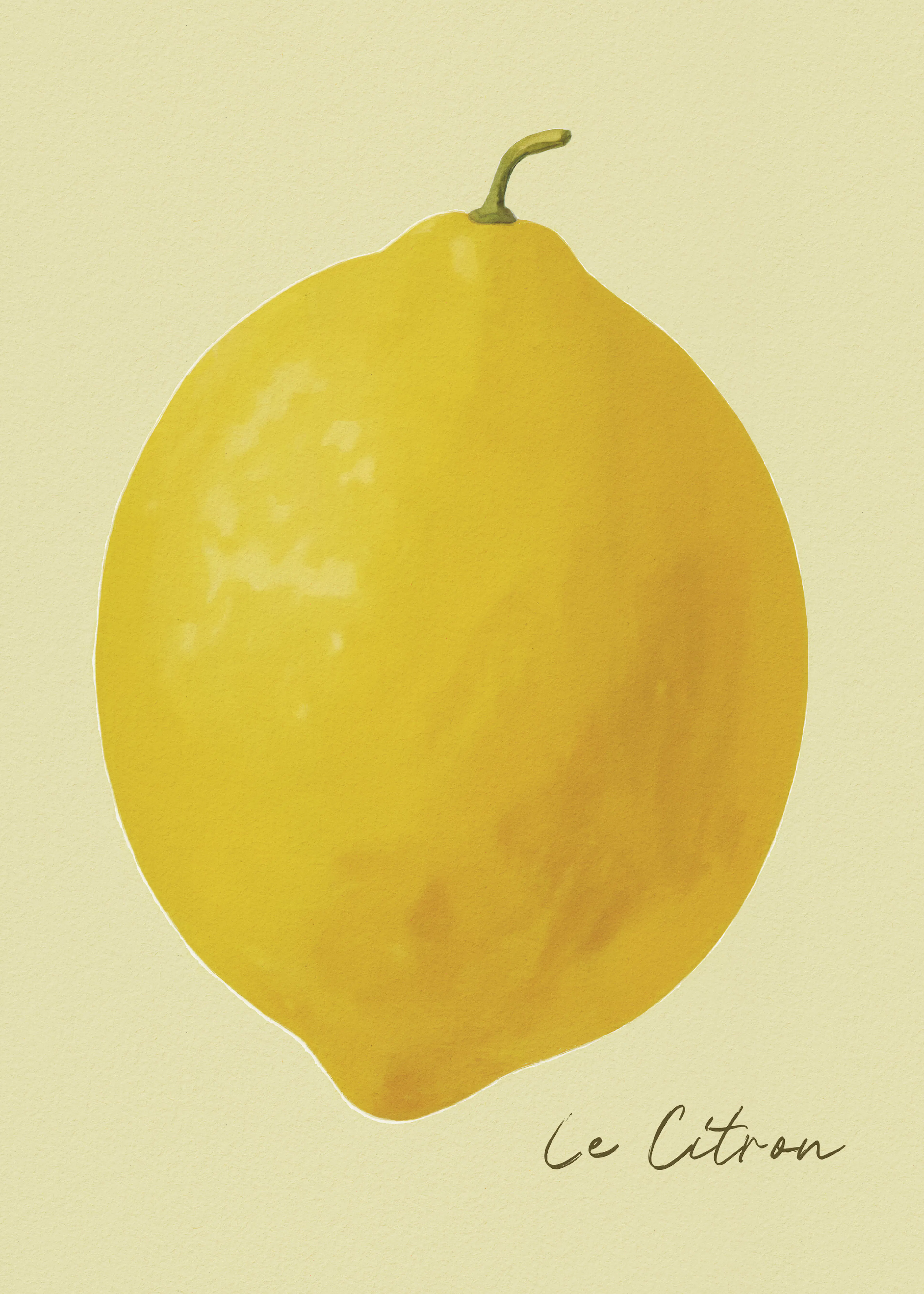 Limón Fresco Amarillo Póster 0